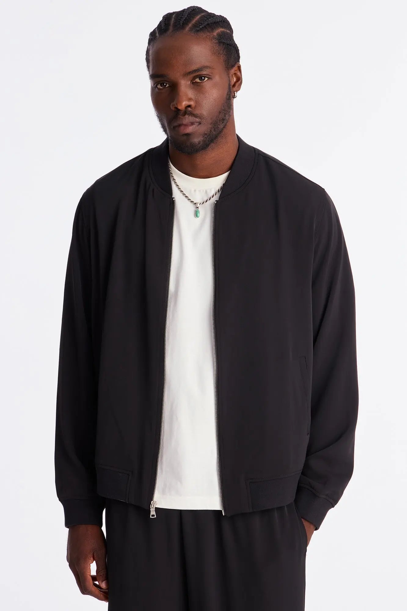Daemon Tech Bomber Jacket - Black