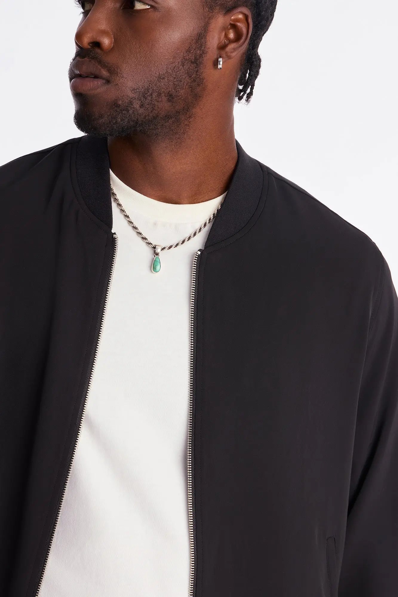 Daemon Tech Bomber Jacket - Black