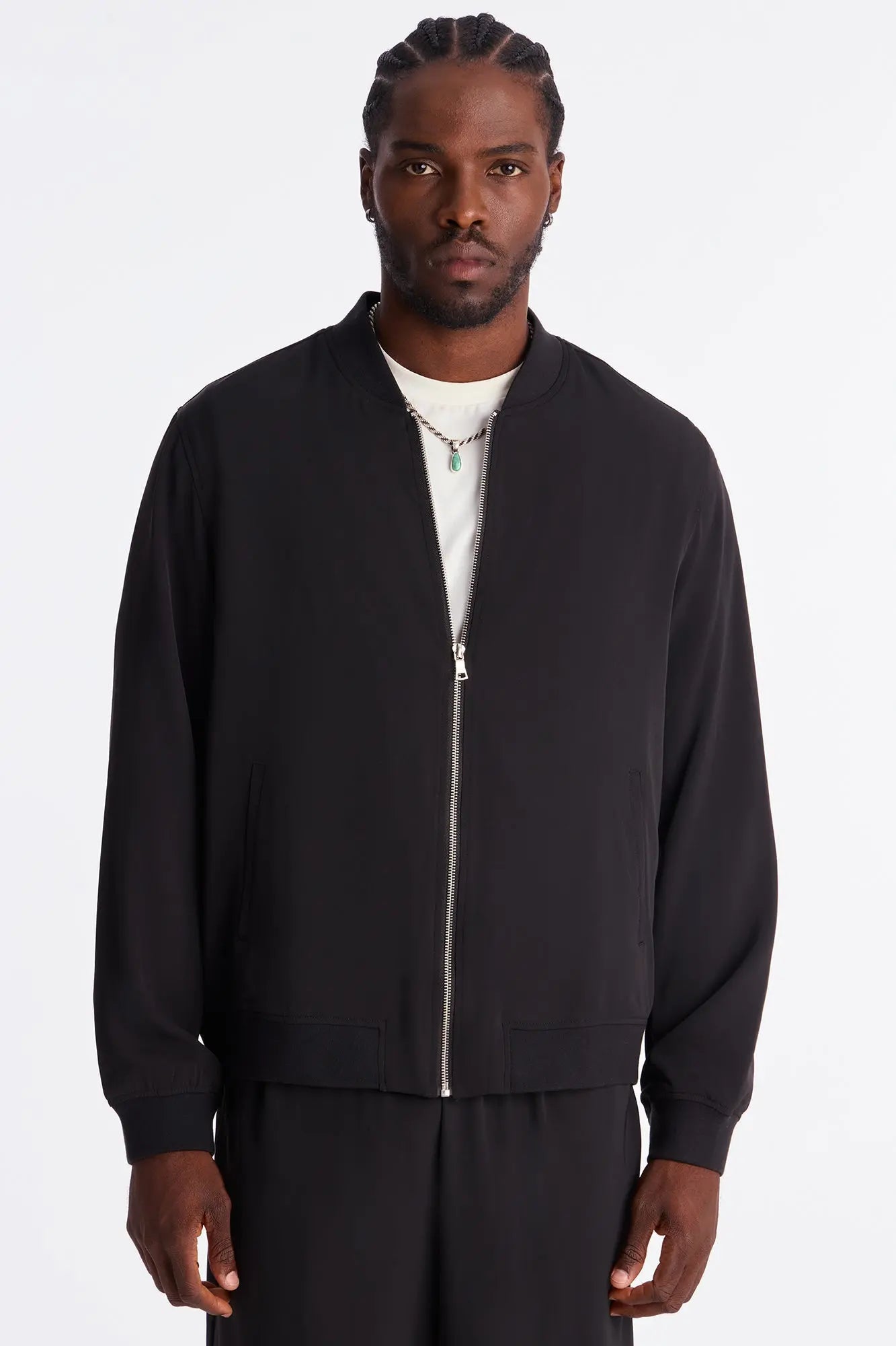 Daemon Tech Bomber Jacket - Black