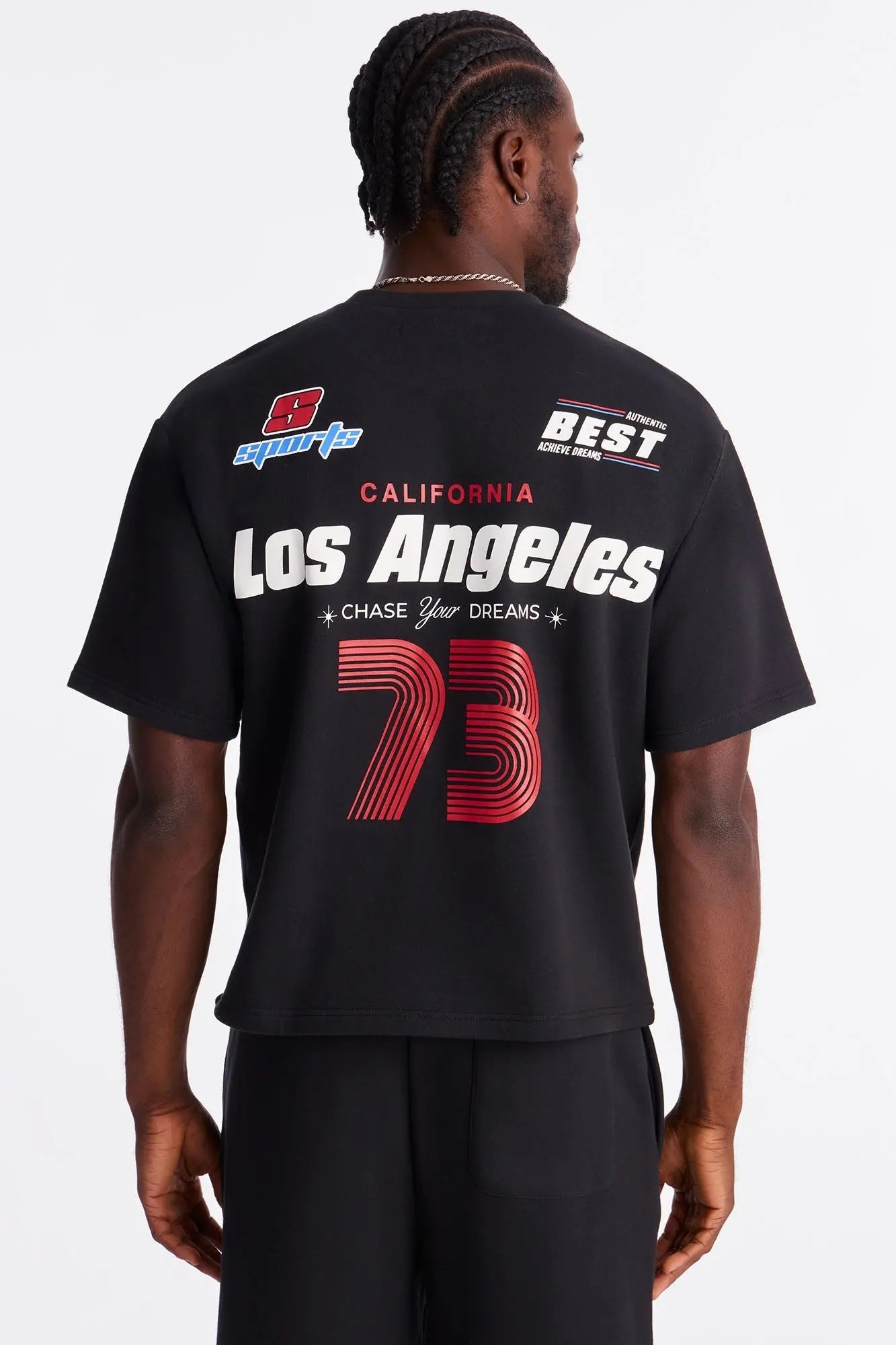 Chase Your Dream LA Short Sleeve Tee - Black