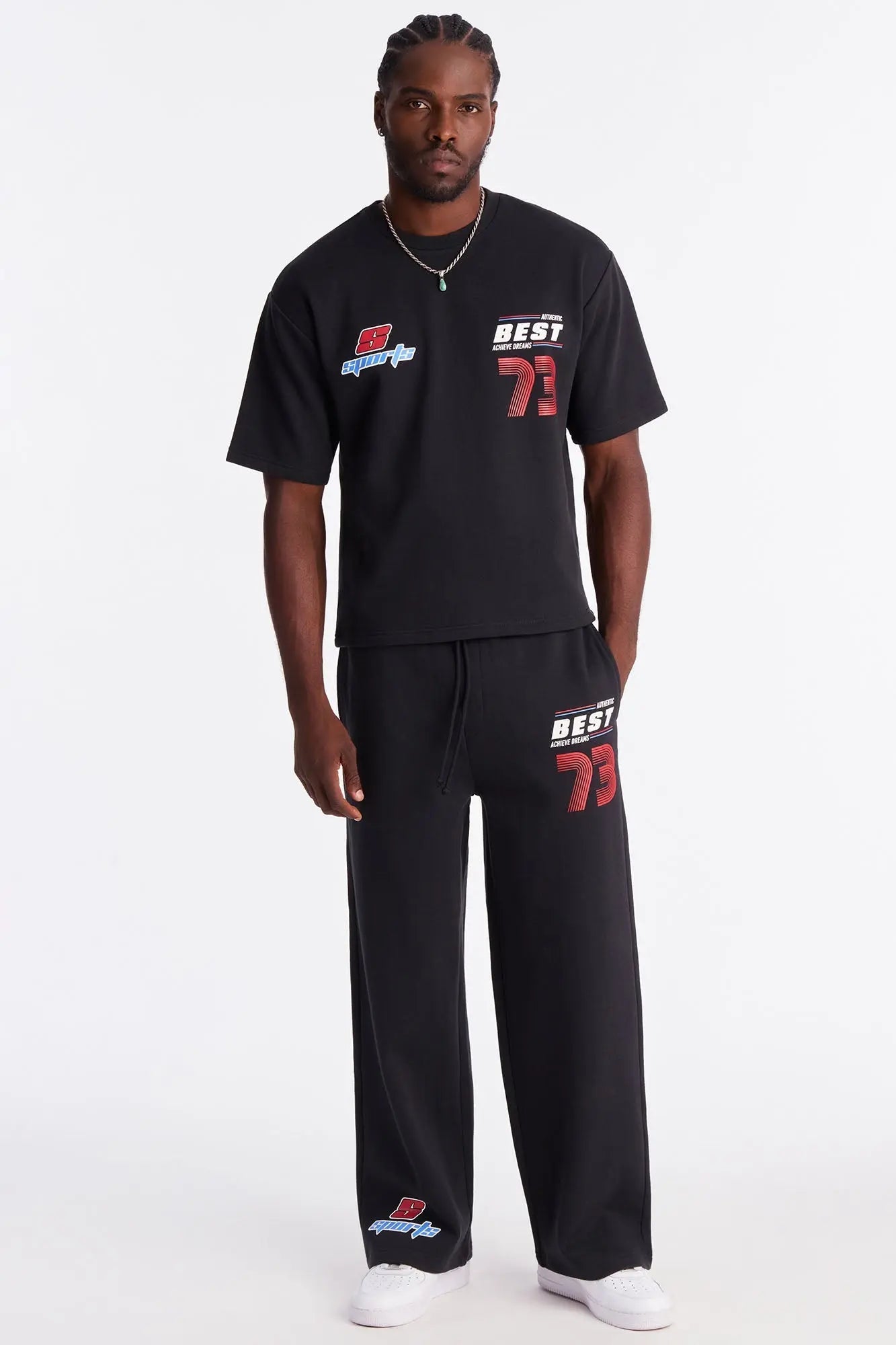 Chase Your Dreams Sweatpants - Black