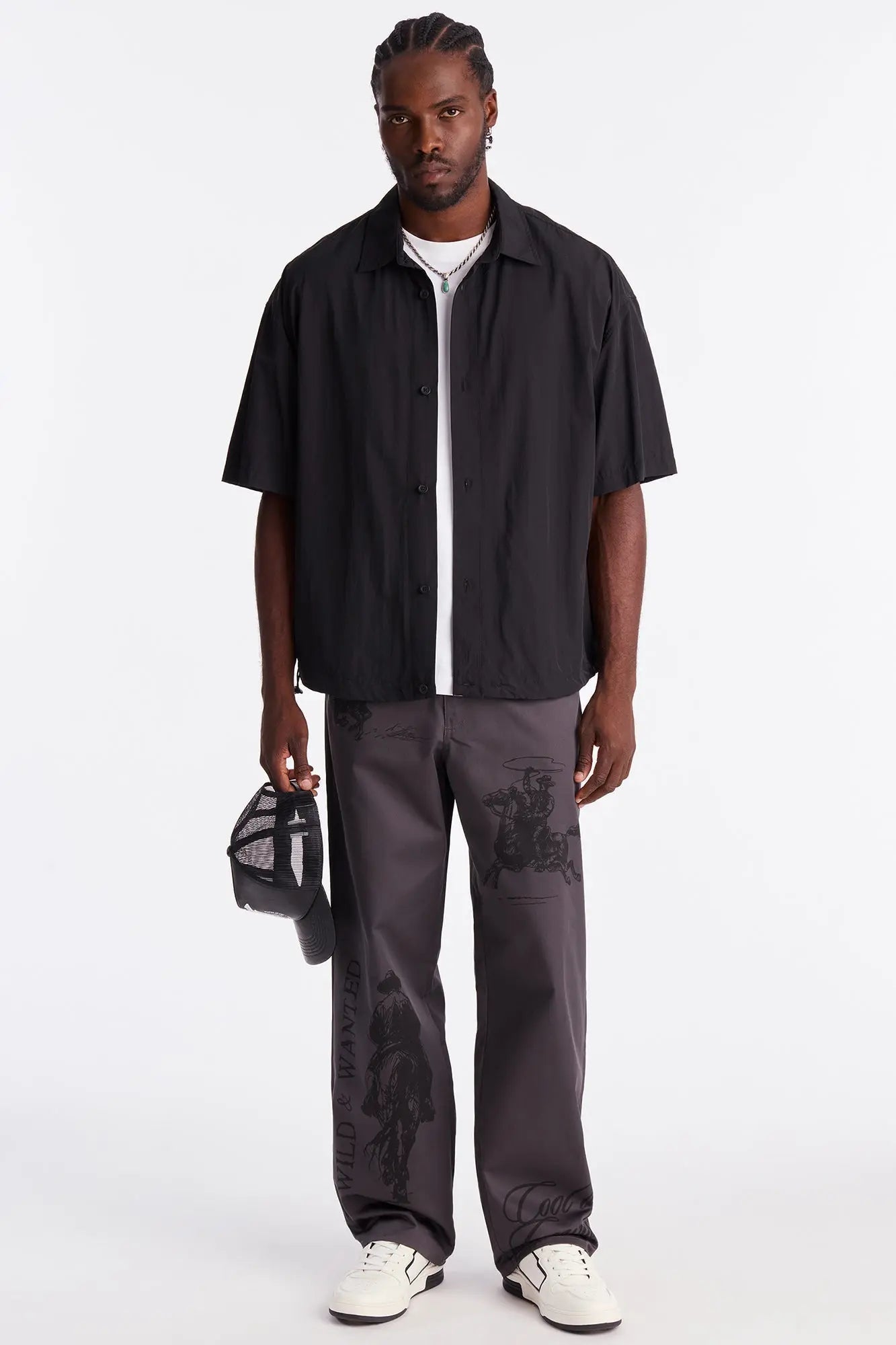 Baggy Cool It Cowboy Pant - Grey