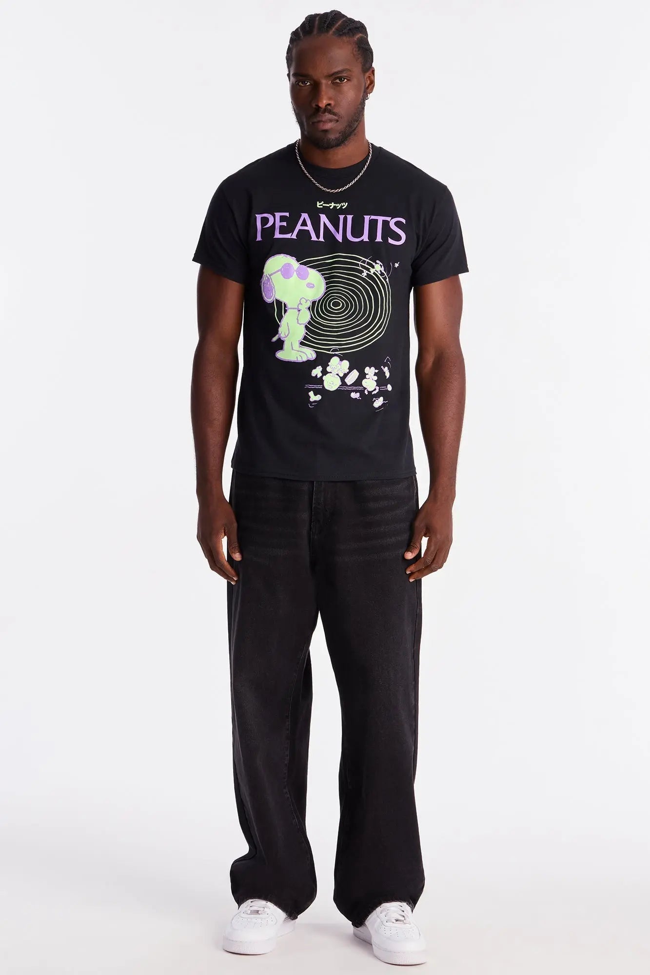 Snoopy Universe Short Sleeve Tee - Black