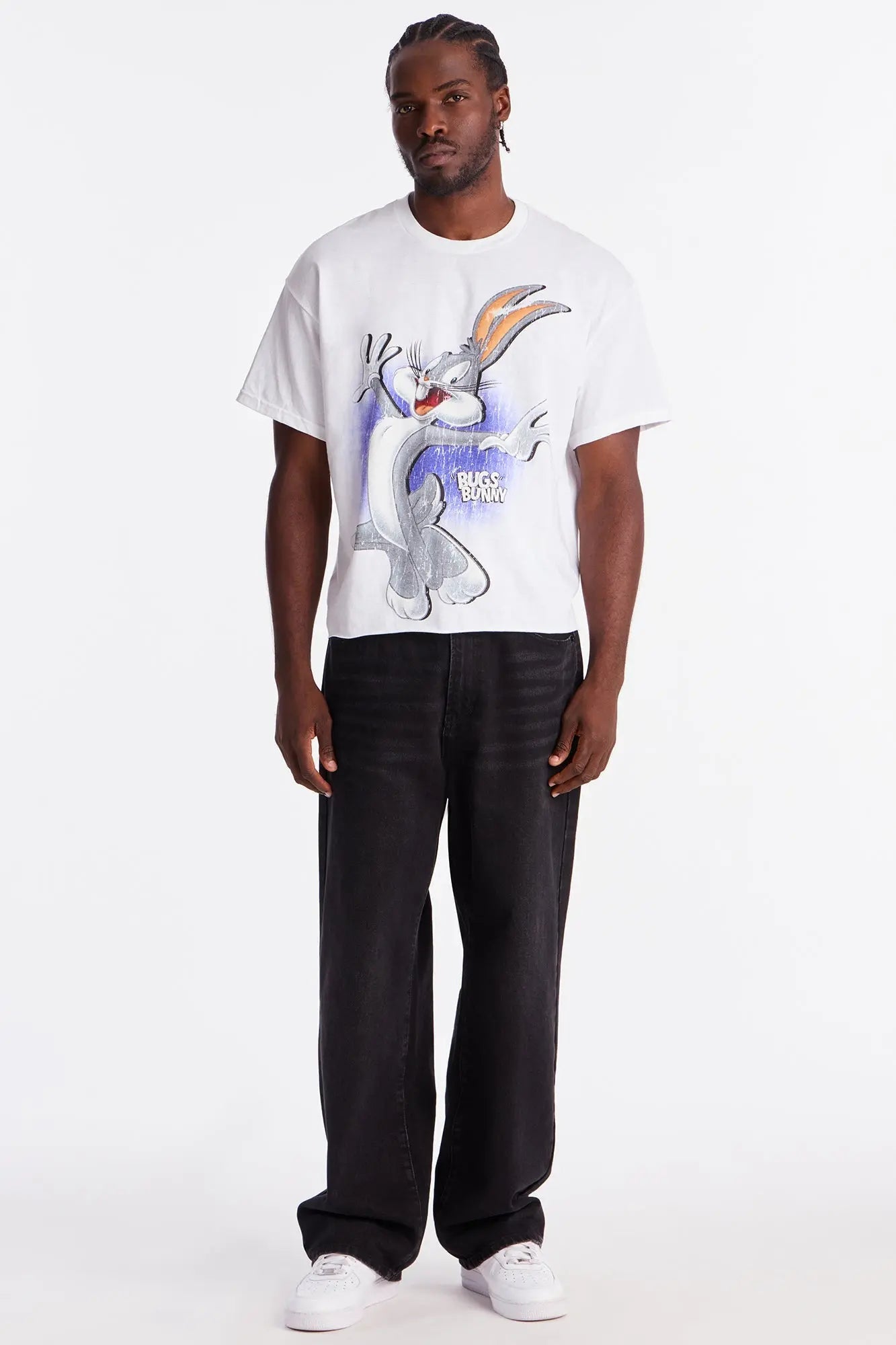 Looney Tunes Bugs And Friends Short Sleeve Tee - White