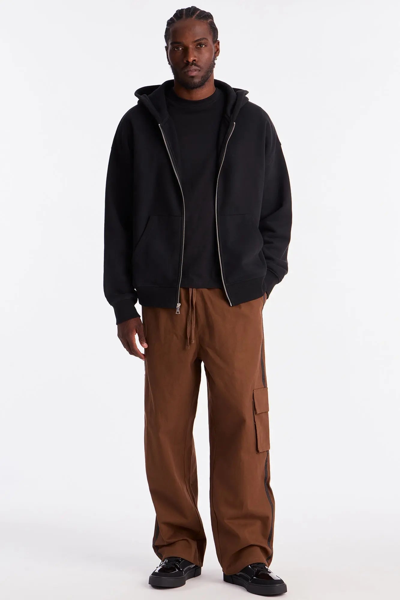 Baggy Run It By Track Pant - Brown