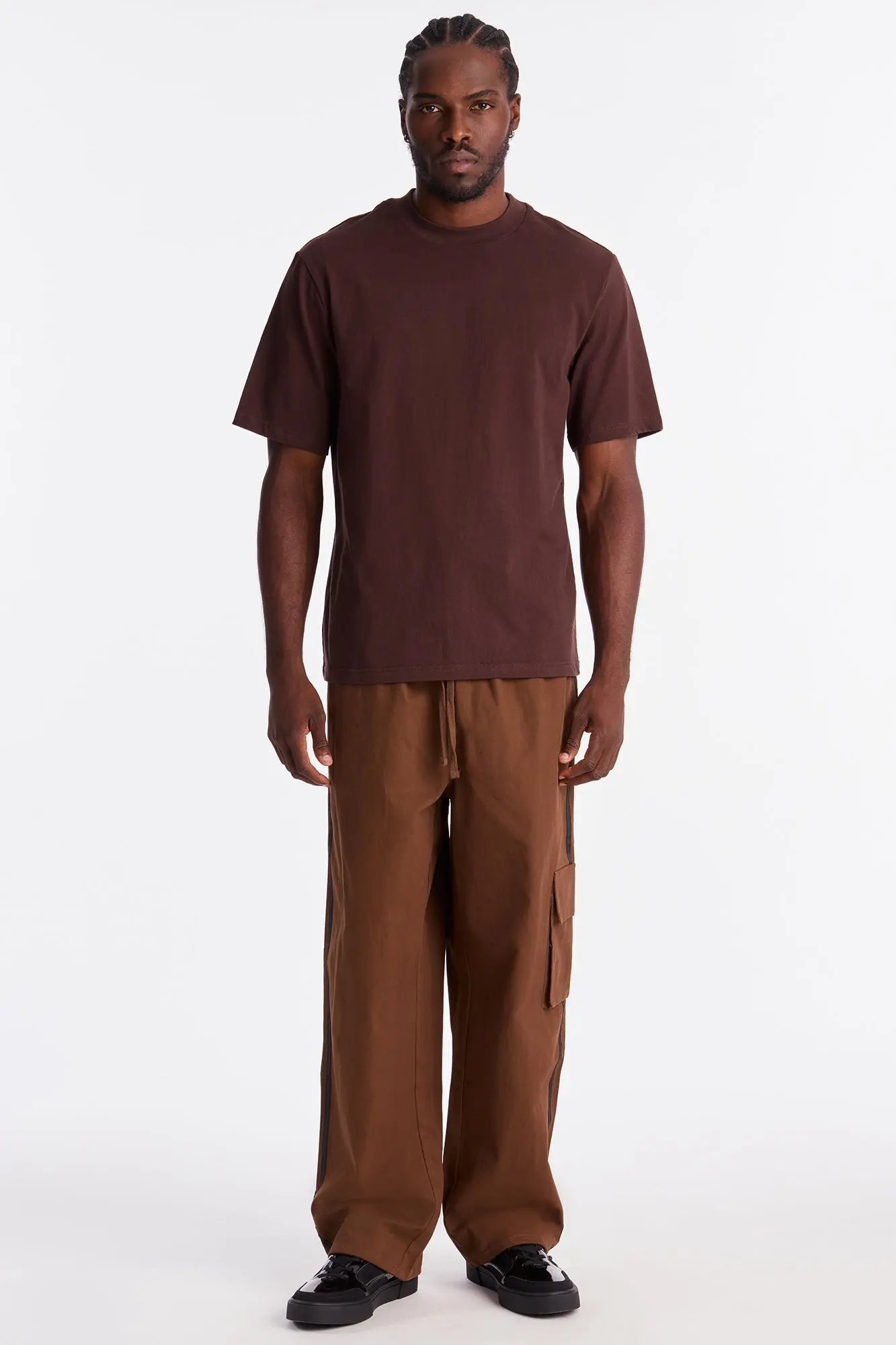 Oversized Heavyweight Tee 240GSM - Chocolate