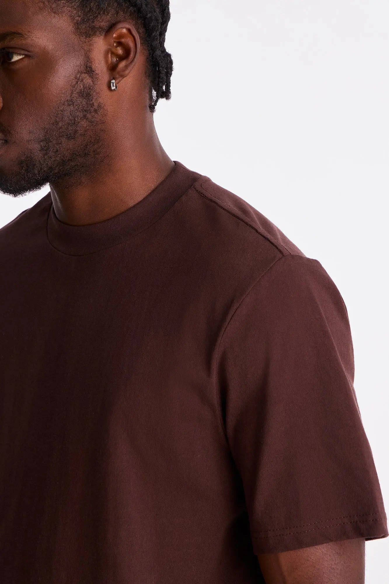 Oversized Heavyweight Tee 240GSM - Chocolate