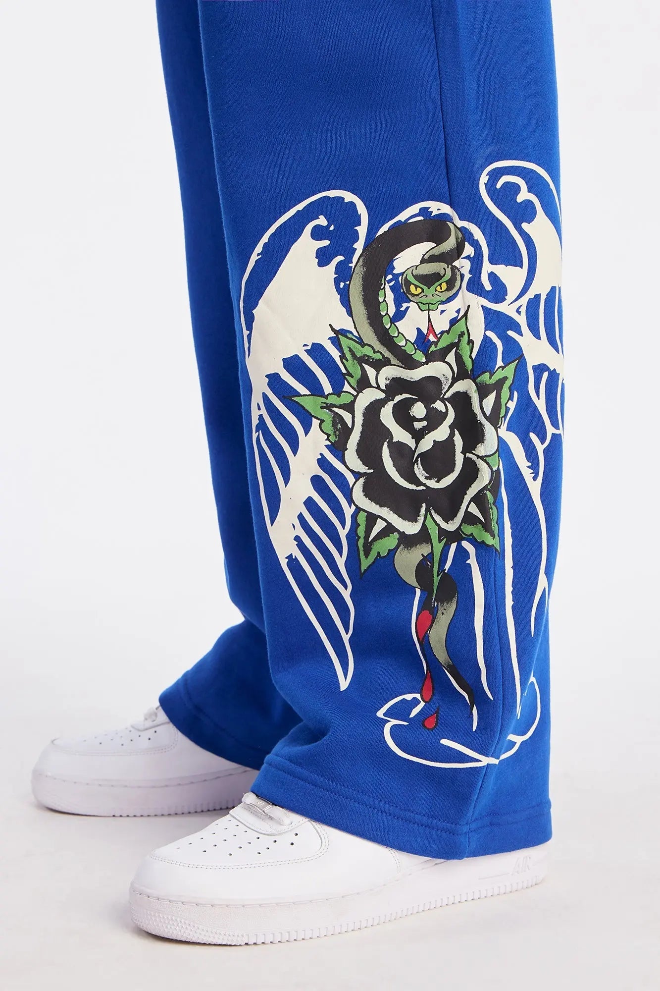 Ed Hardy Sacred Hearts Sweatpant - CobaltBlue
