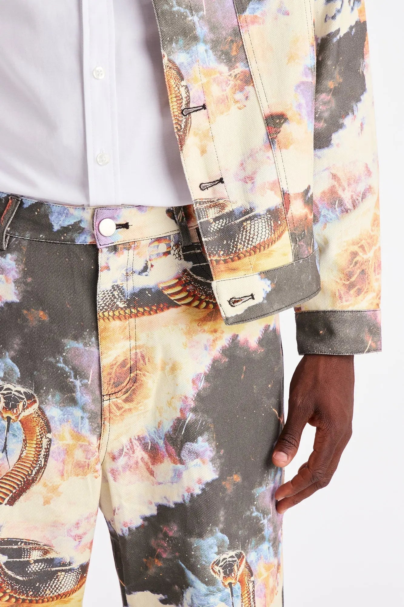 Baggy Printed Guardian Pant - Multi Color