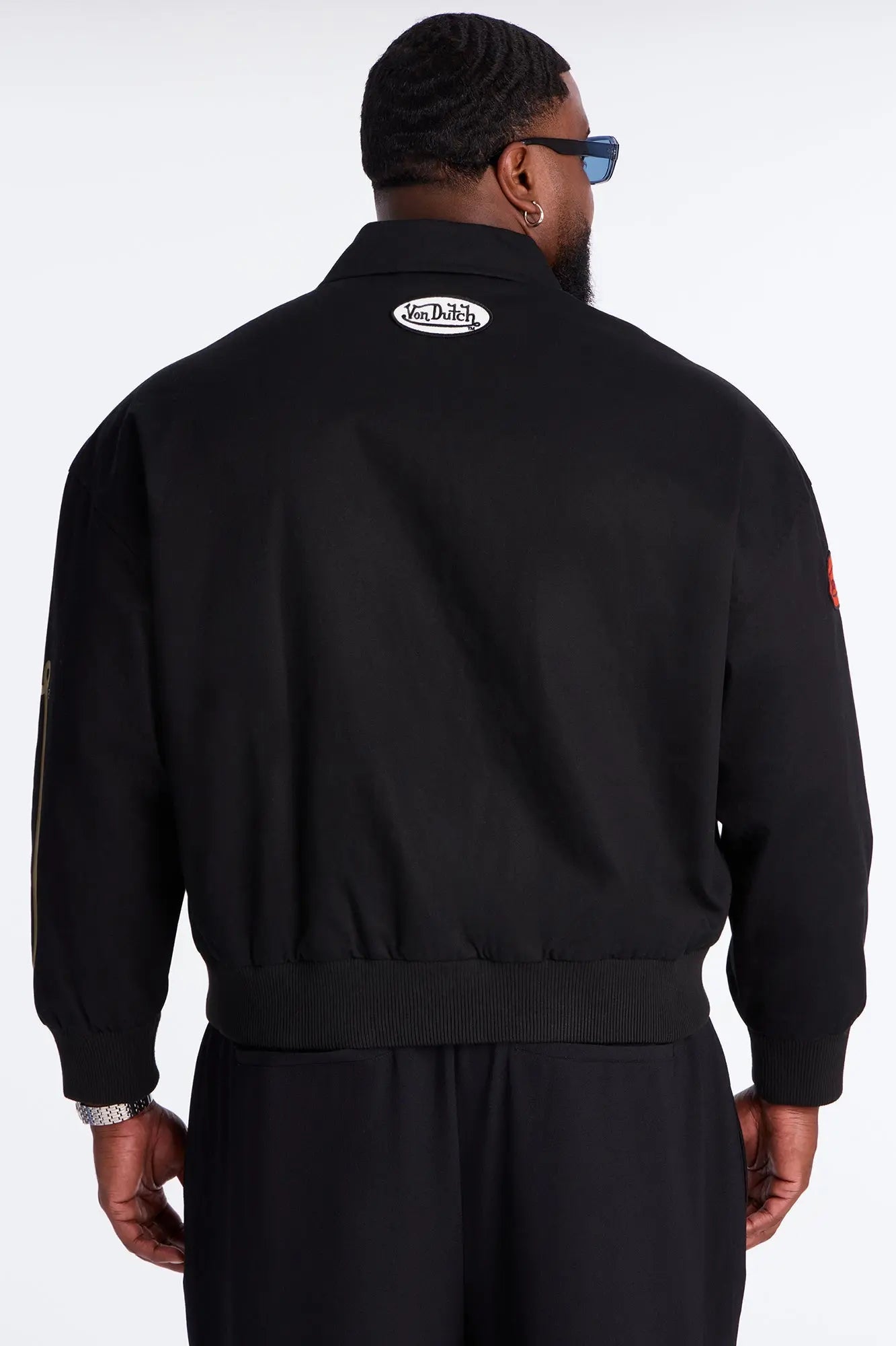 Von Dutch Zip Work Jacket - Black/combo