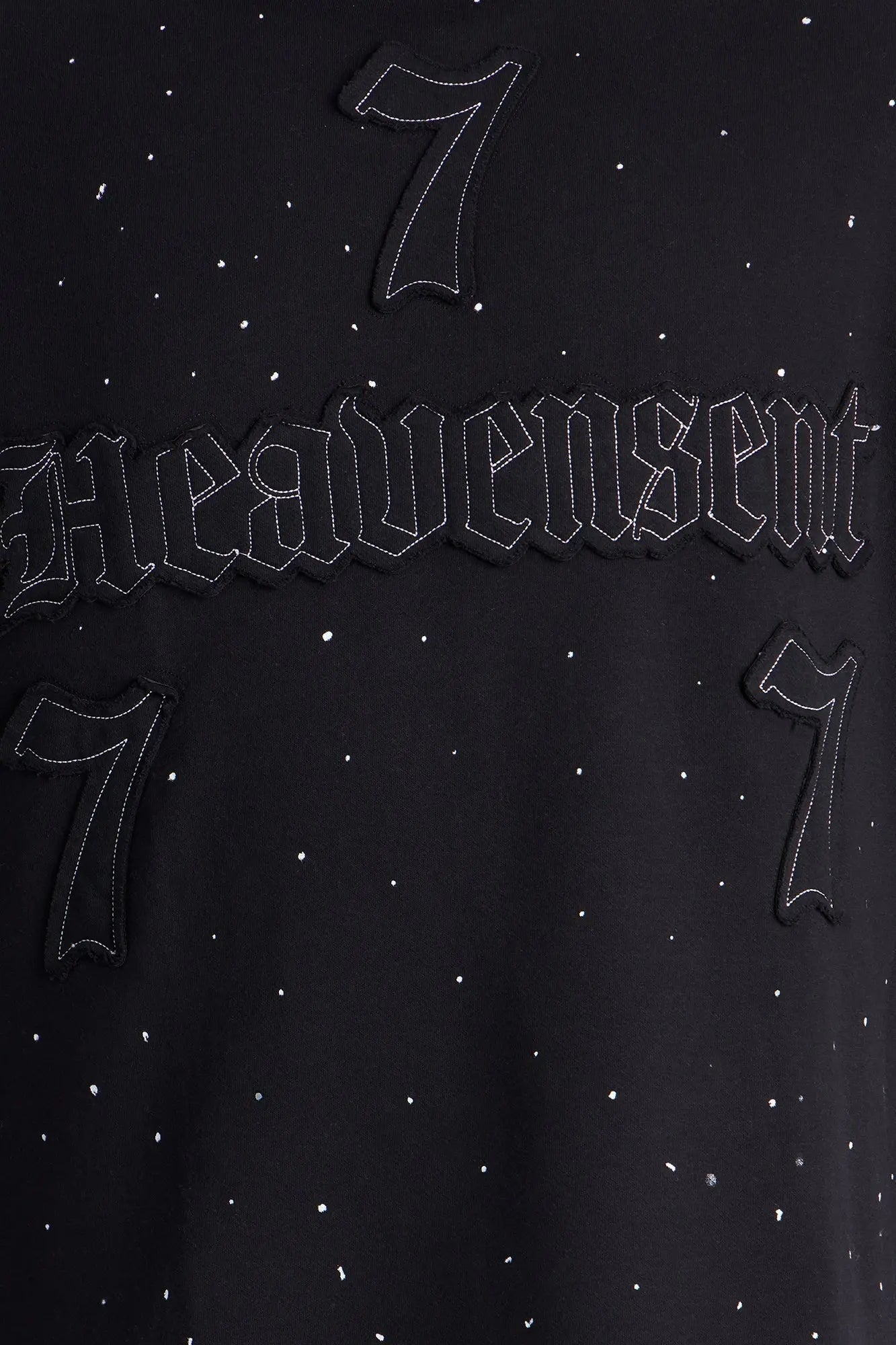 Relaxed Heavensent 777 Short Sleeve Tee - Black Wash