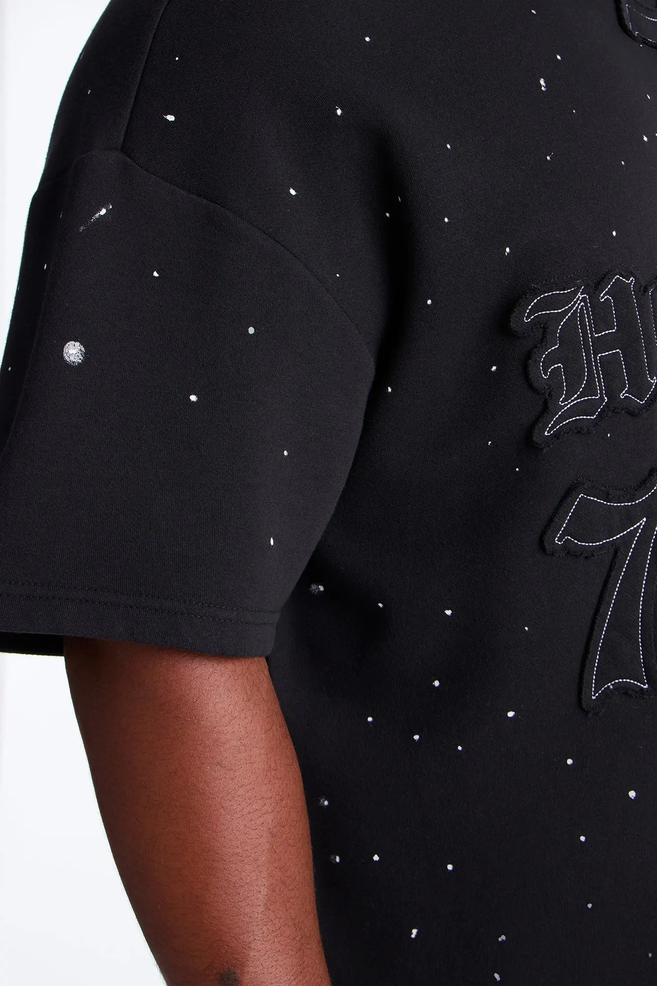 Relaxed Heavensent 777 Short Sleeve Tee - Black Wash
