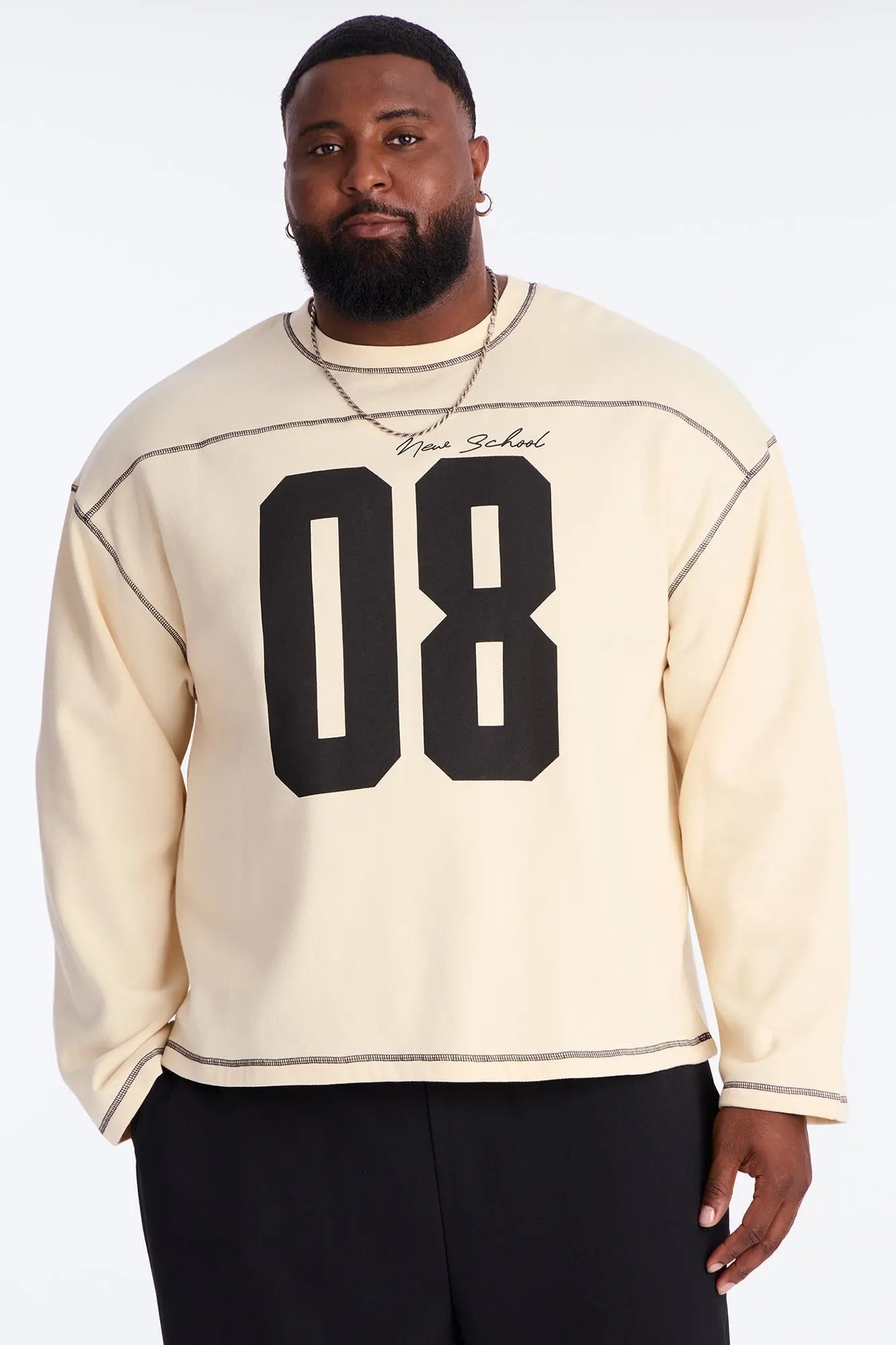 Crazy 8 Crewneck Sweatshirt - Cream