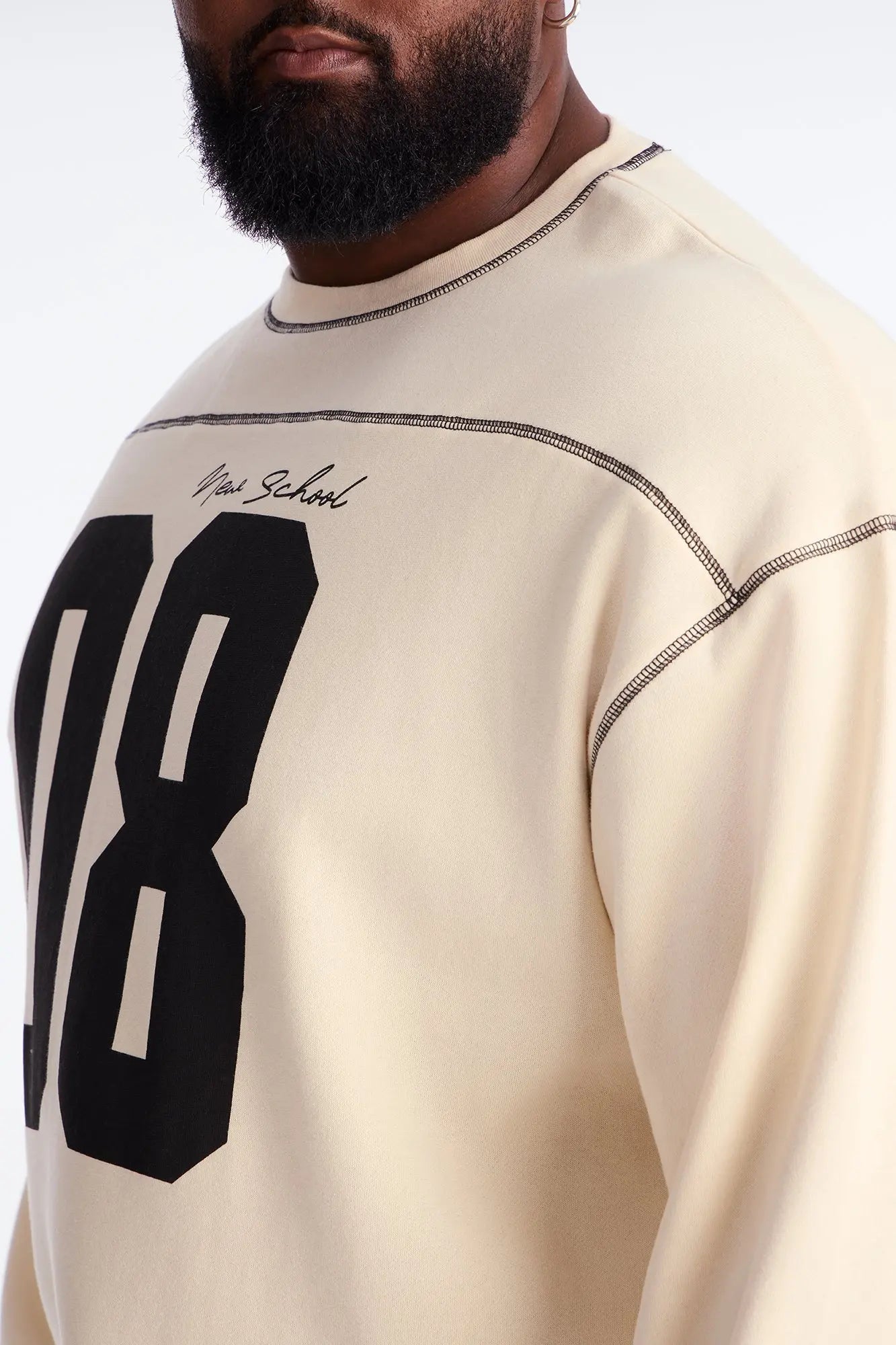 Crazy 8 Crewneck Sweatshirt - Cream