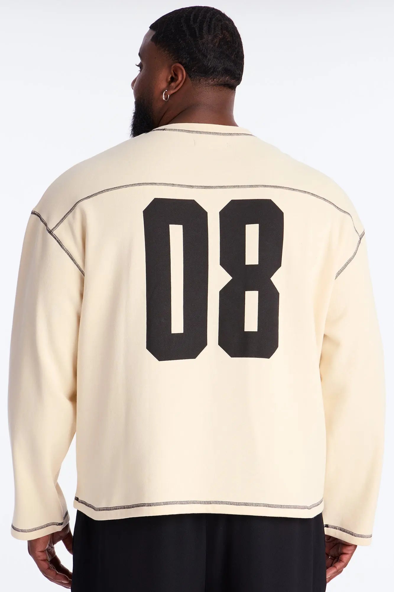 Crazy 8 Crewneck Sweatshirt - Cream