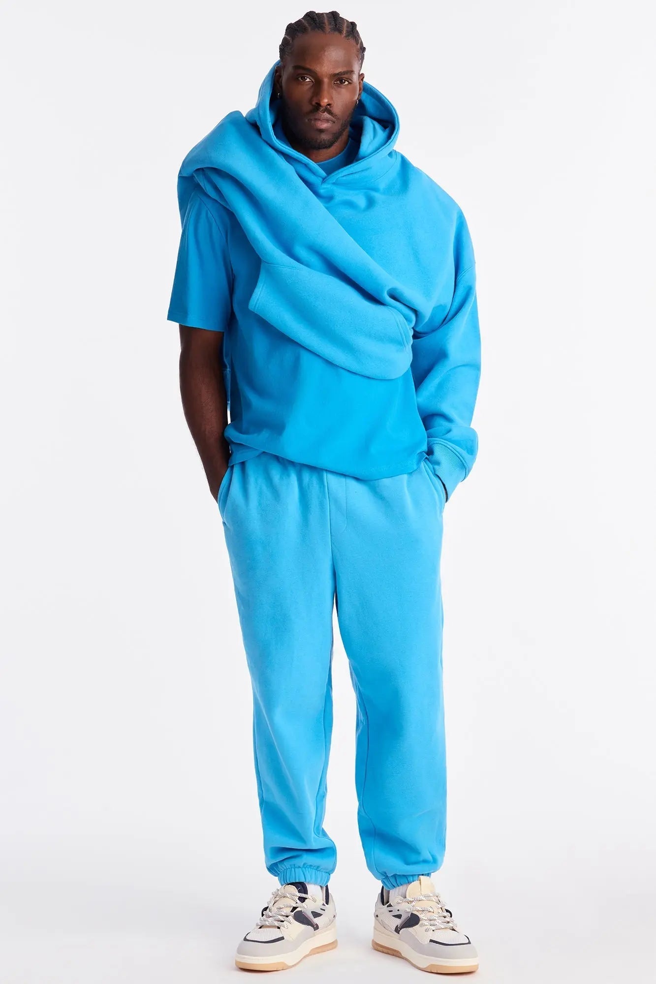 Oversized Heavyweight Tee 240GSM - Blue