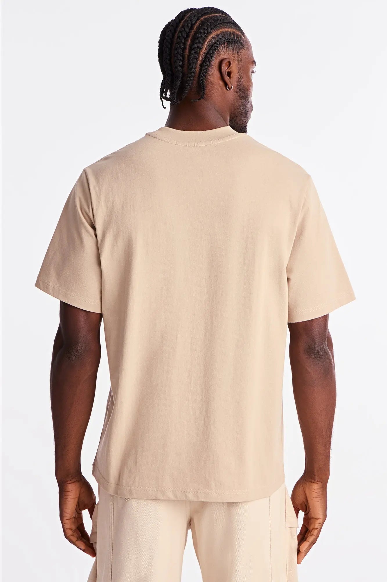 Oversized Heavyweight Tee 240GSM - Beige