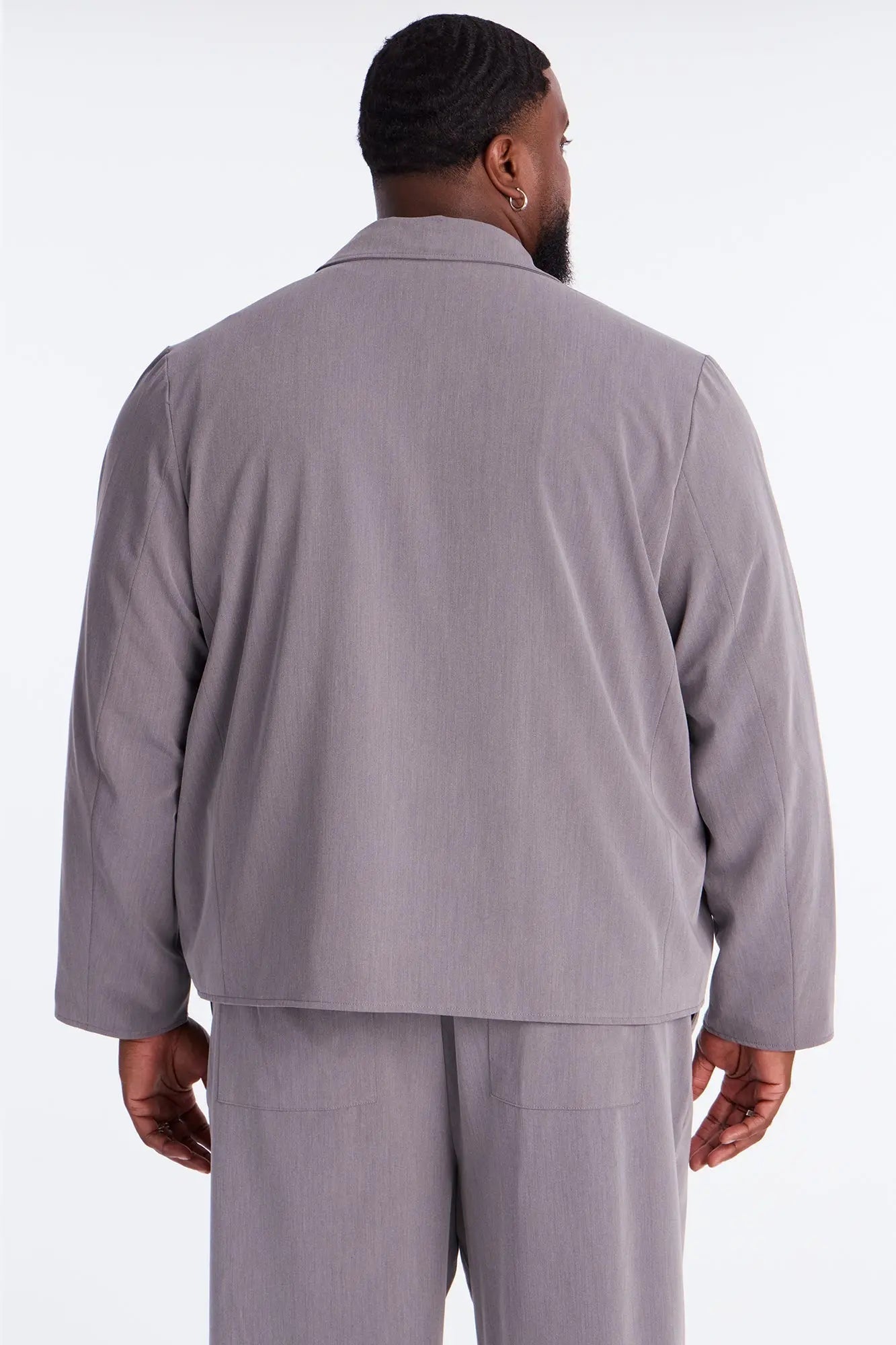 Erod Casual Zip Jacket - Grey