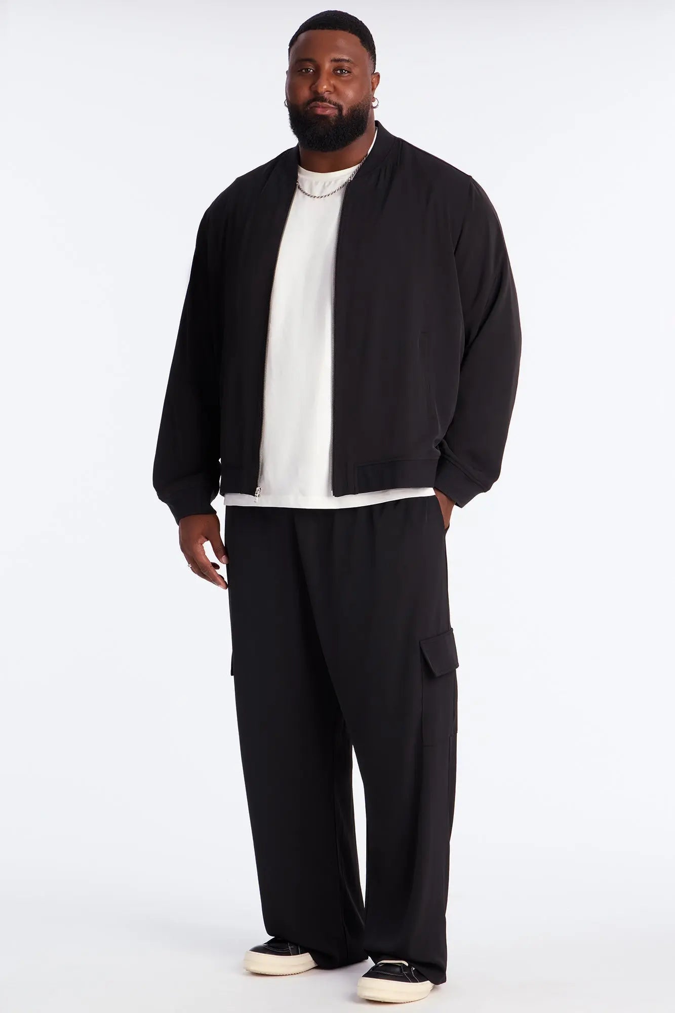 Daemon Tech Bomber Jacket - Black