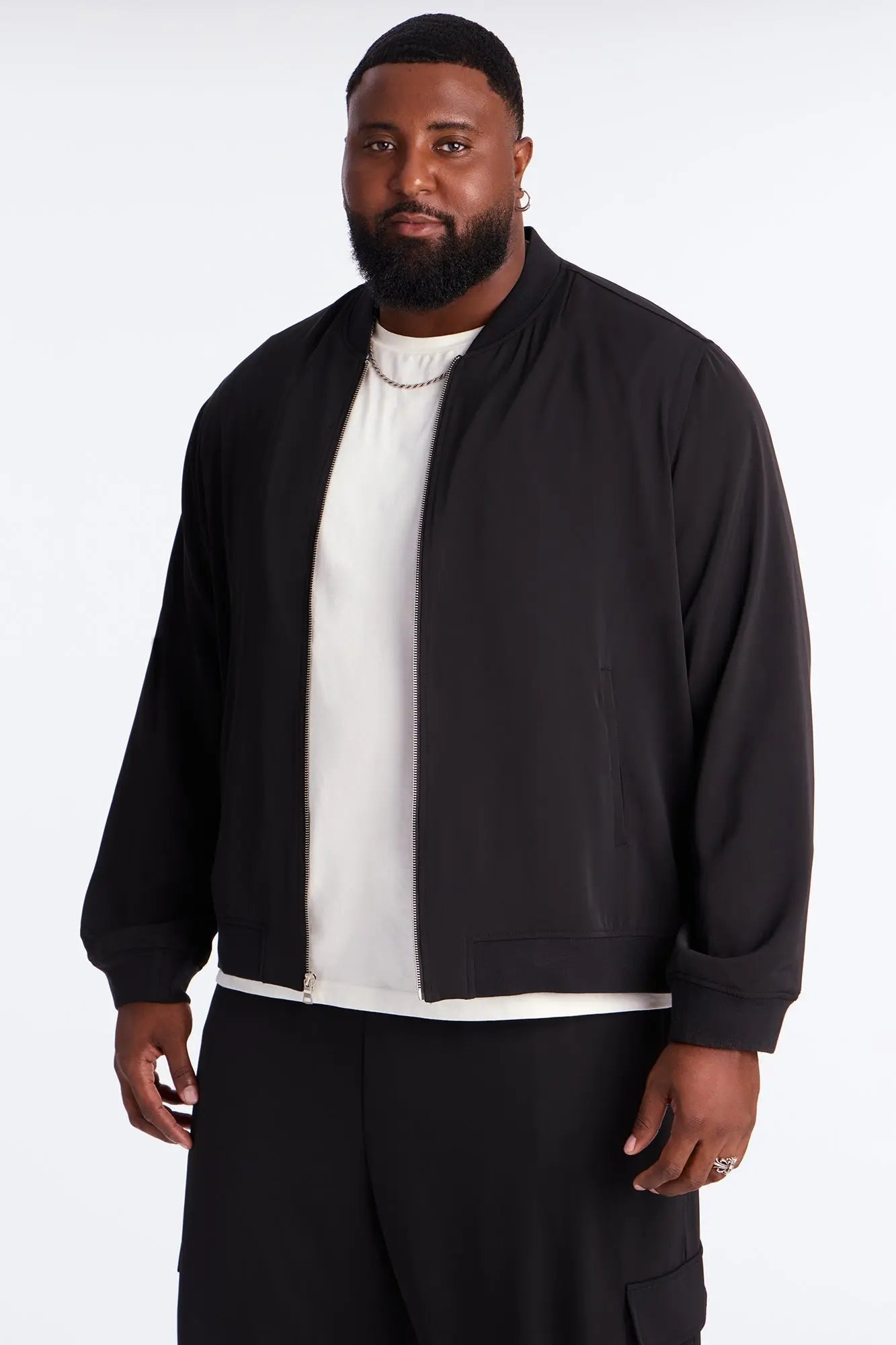 Daemon Tech Bomber Jacket - Black