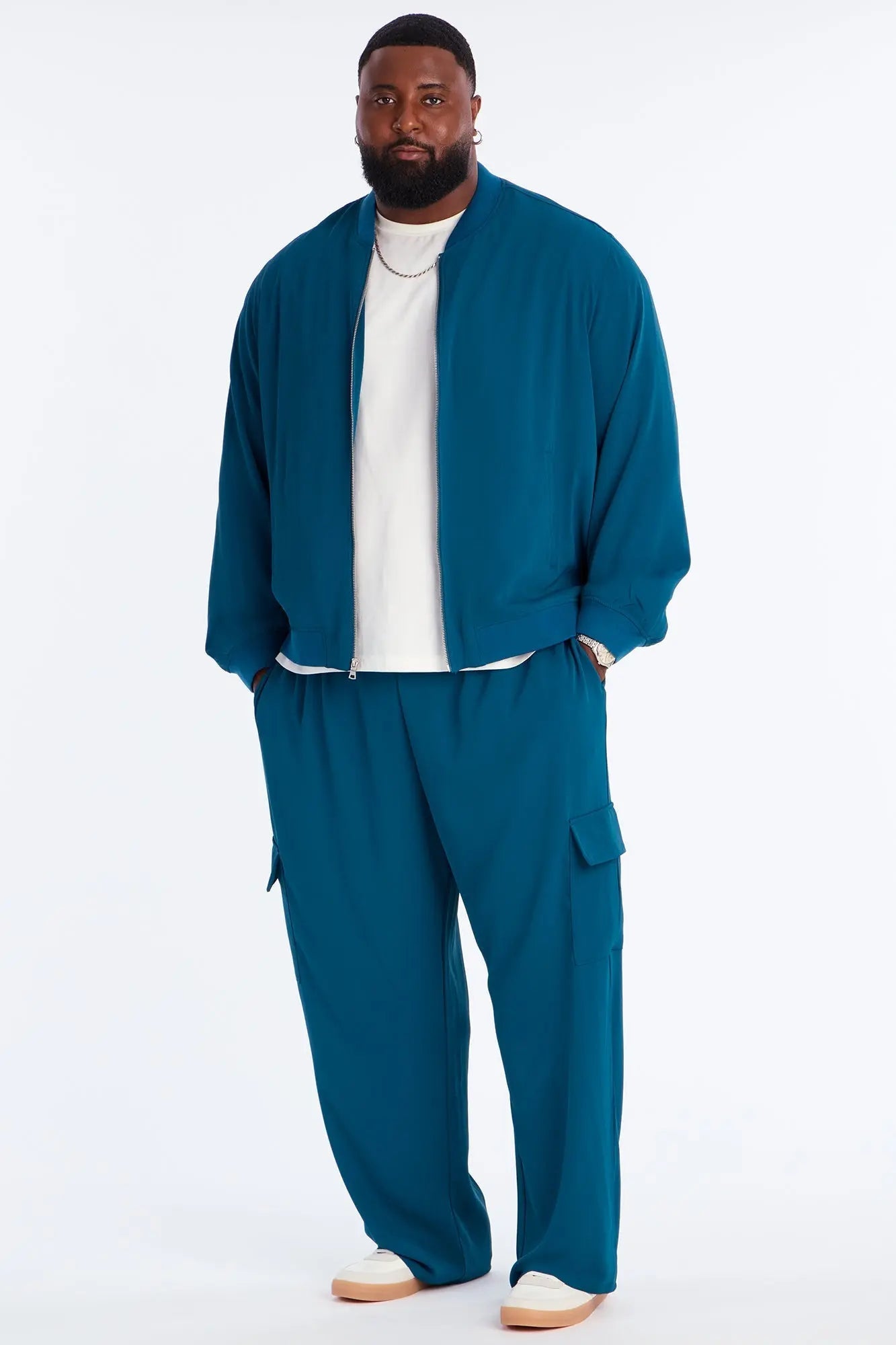 Baggy Daemon Tech Cargo Pant - Aqua