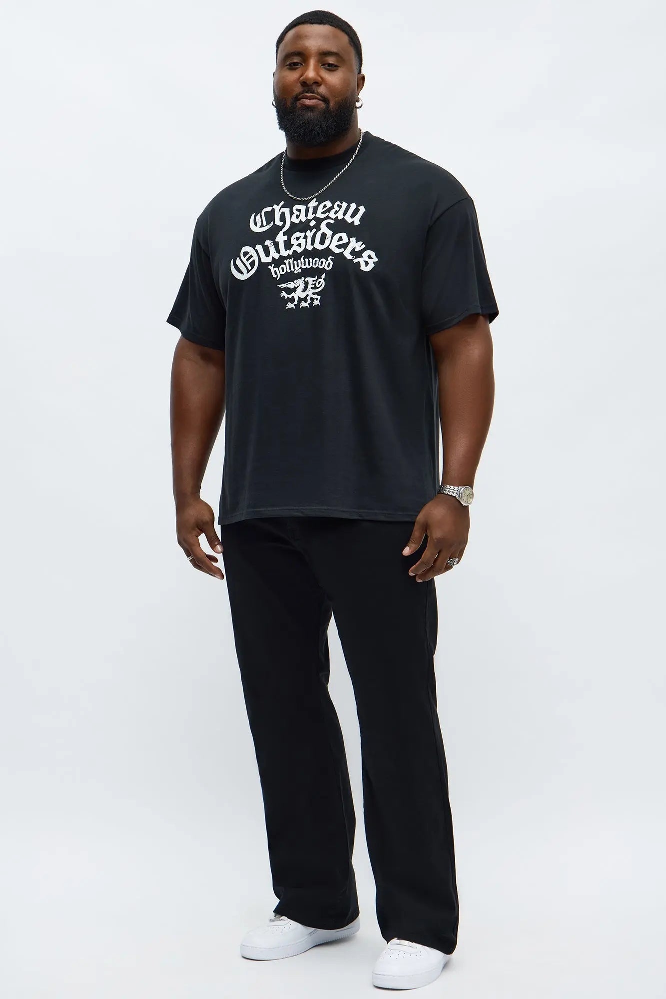 Chateau Outsiders Hollywood Short Sleeve Tee - Black Wash