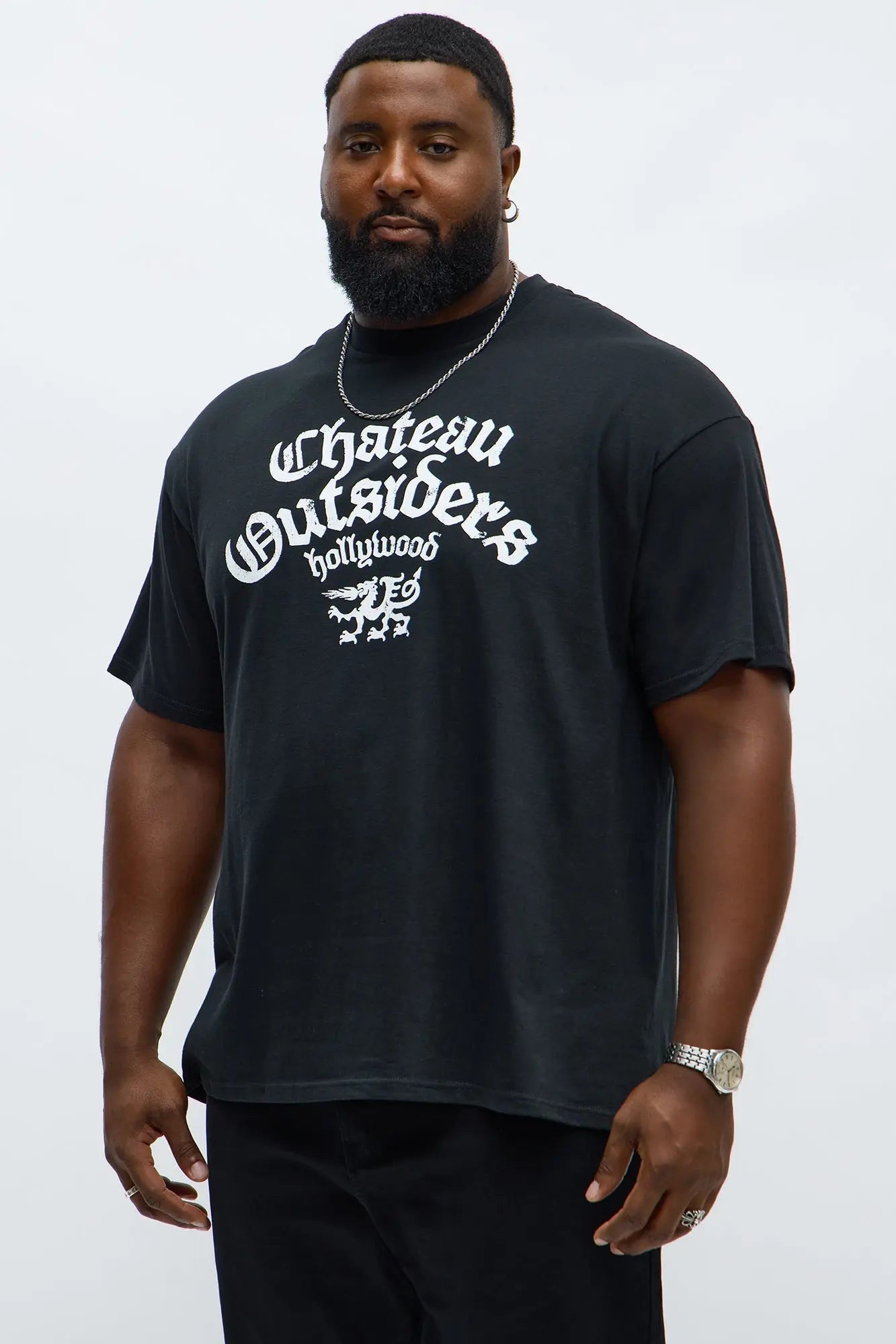 Chateau Outsiders Hollywood Short Sleeve Tee - Black Wash