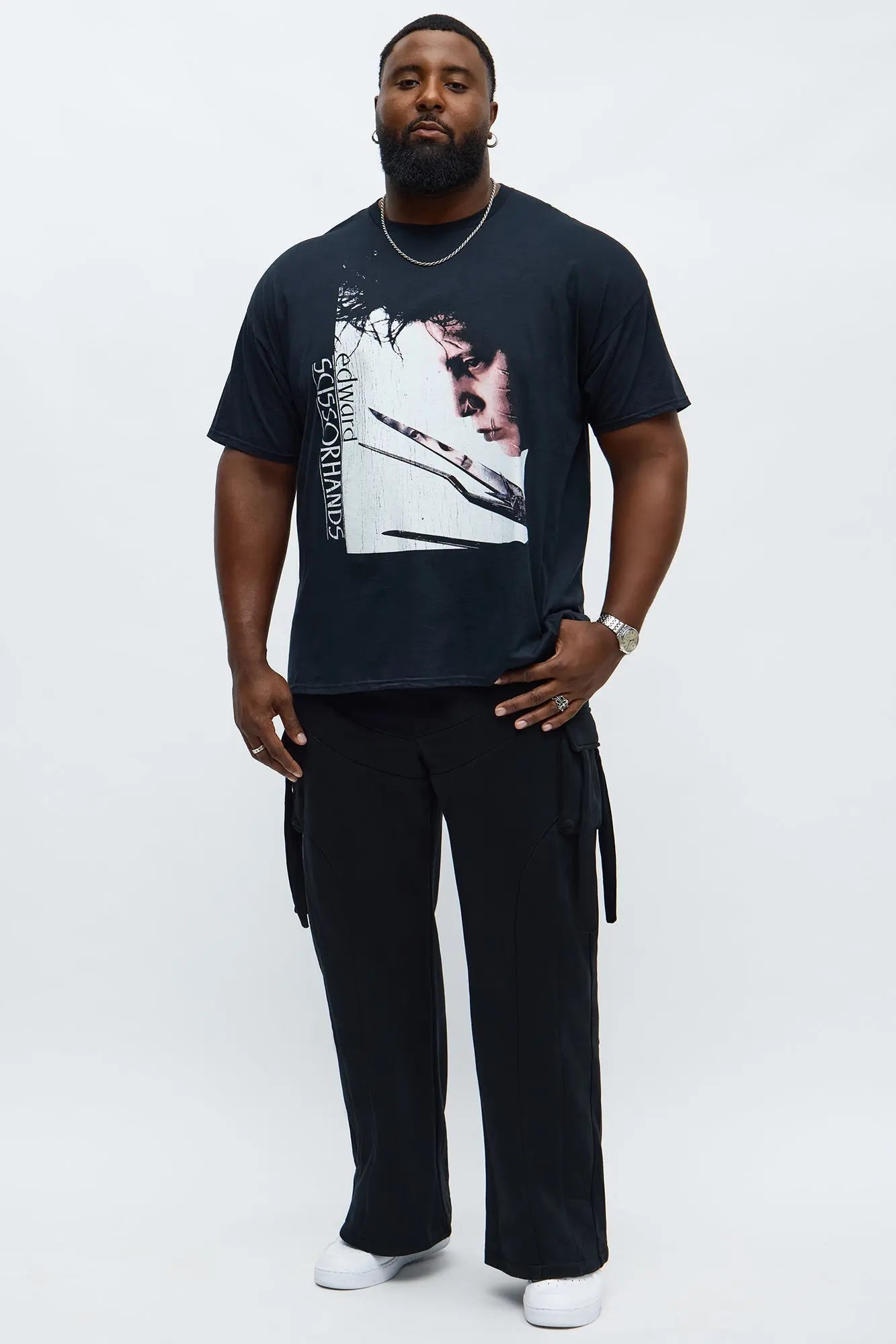 Edward Scissorhands Short Sleeve Tee - Black