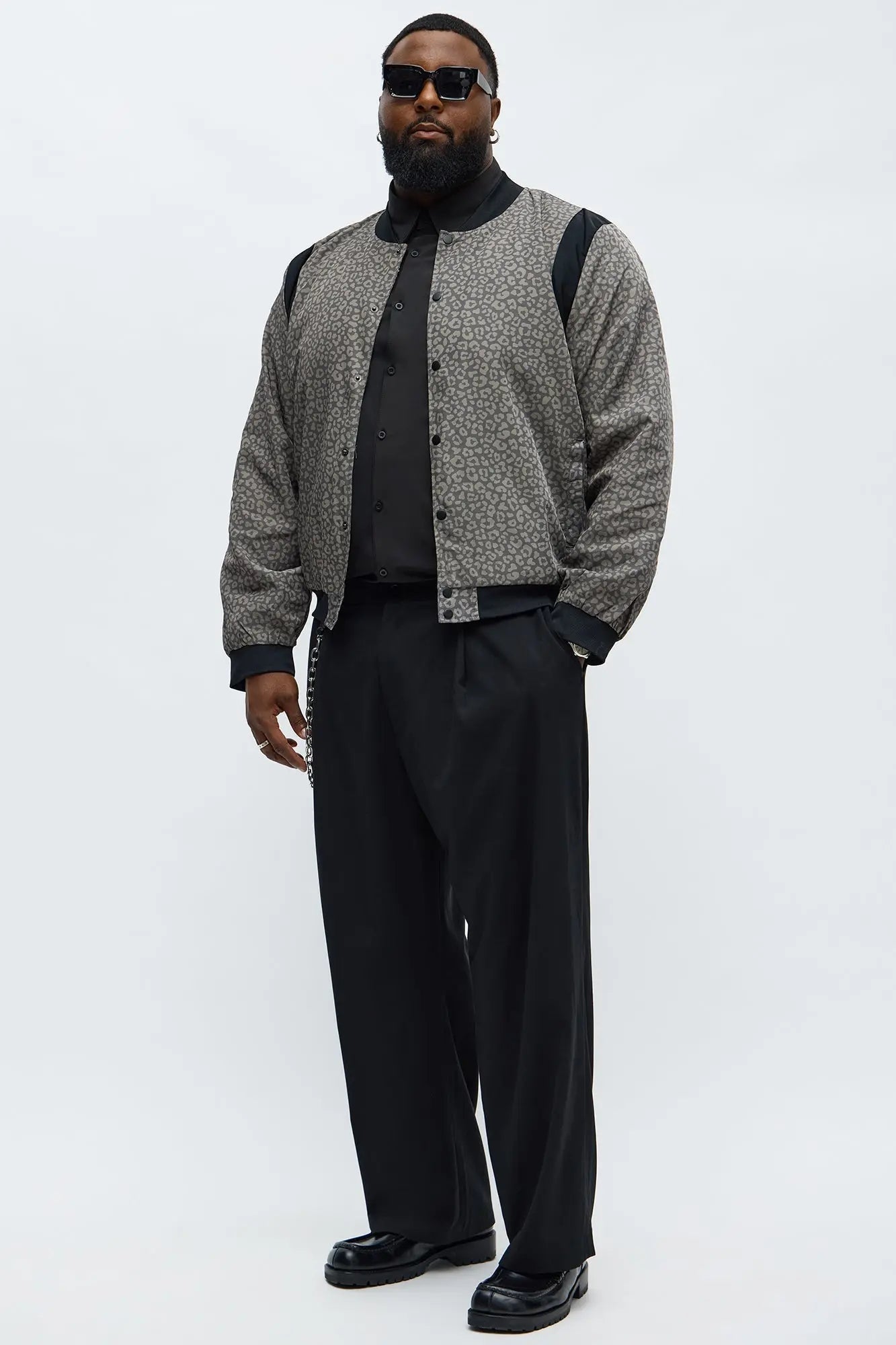 Wild Code Bomber Jacket - Brown/combo
