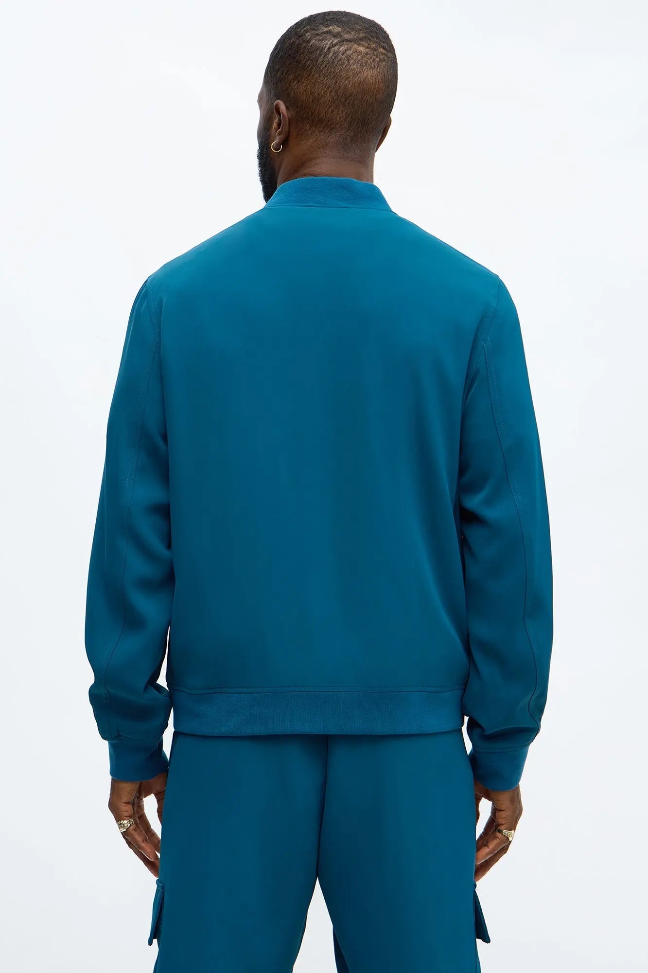Daemon Tech Bomber Jacket - Aqua