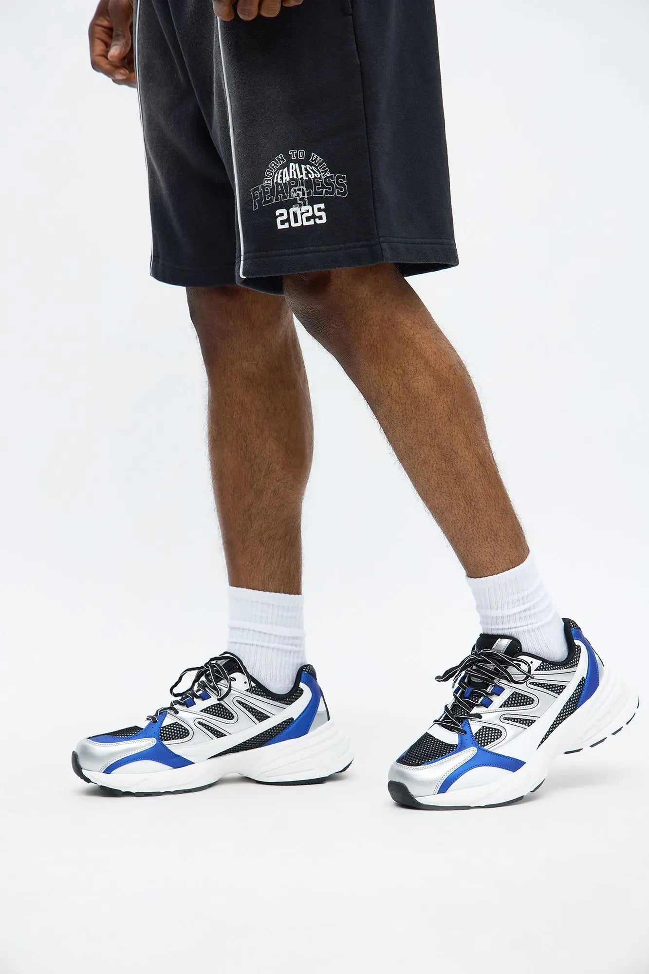 First Step Low Top Sneaker - White/Blue