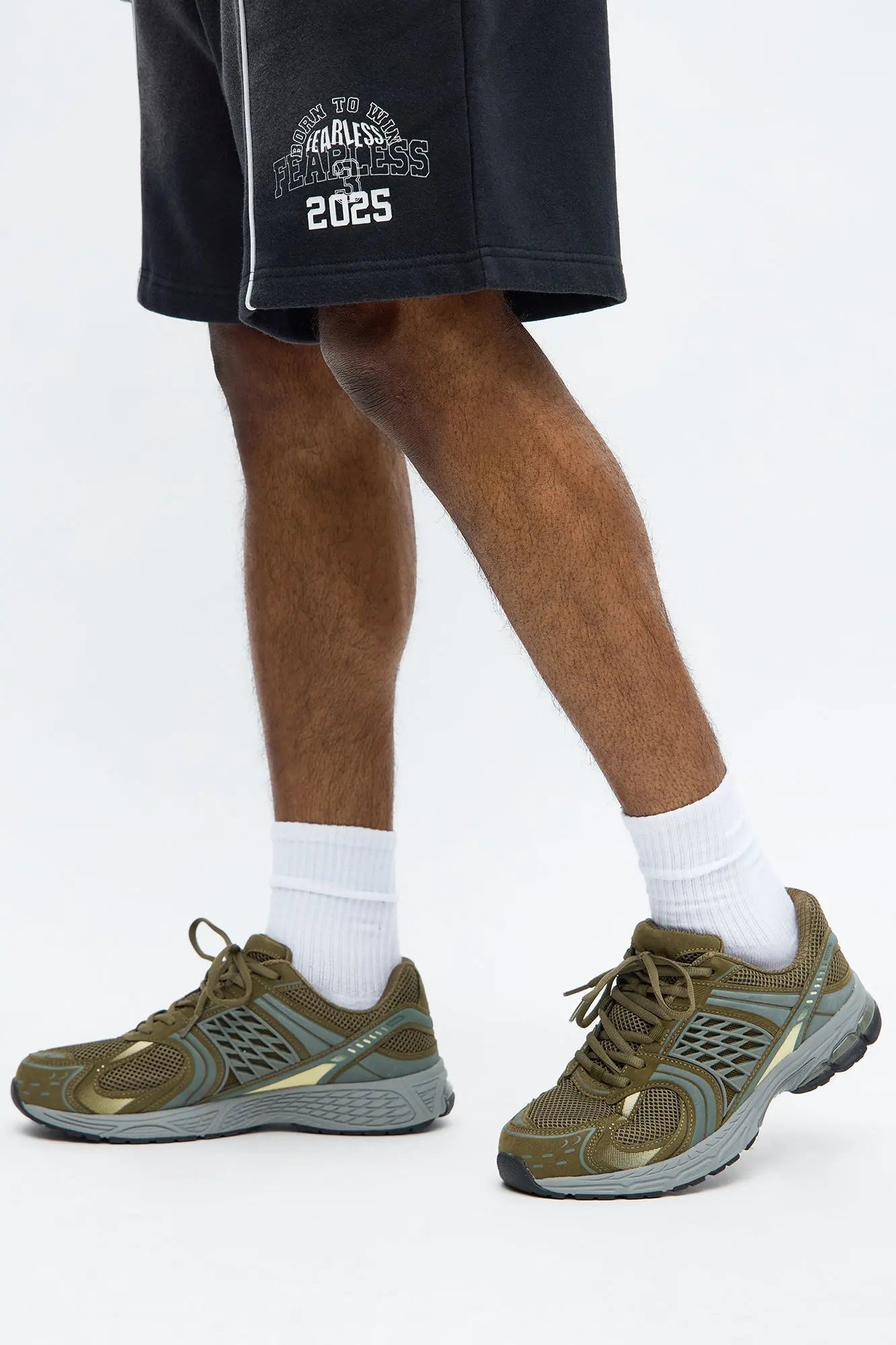 On Track Low Top Sneaker - Olive
