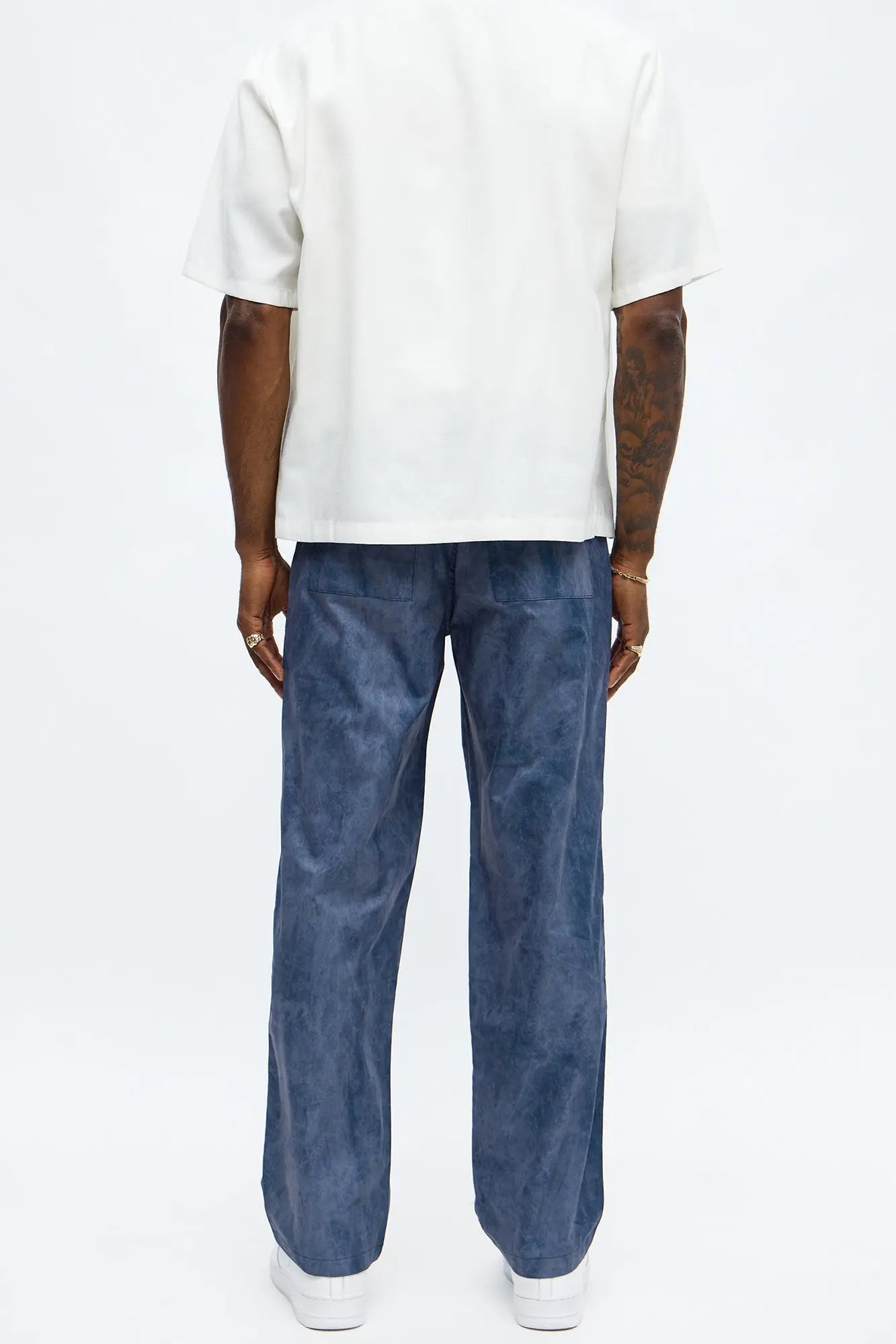 Relaxed Straight Cloudy Days Cargo Pant - Blue