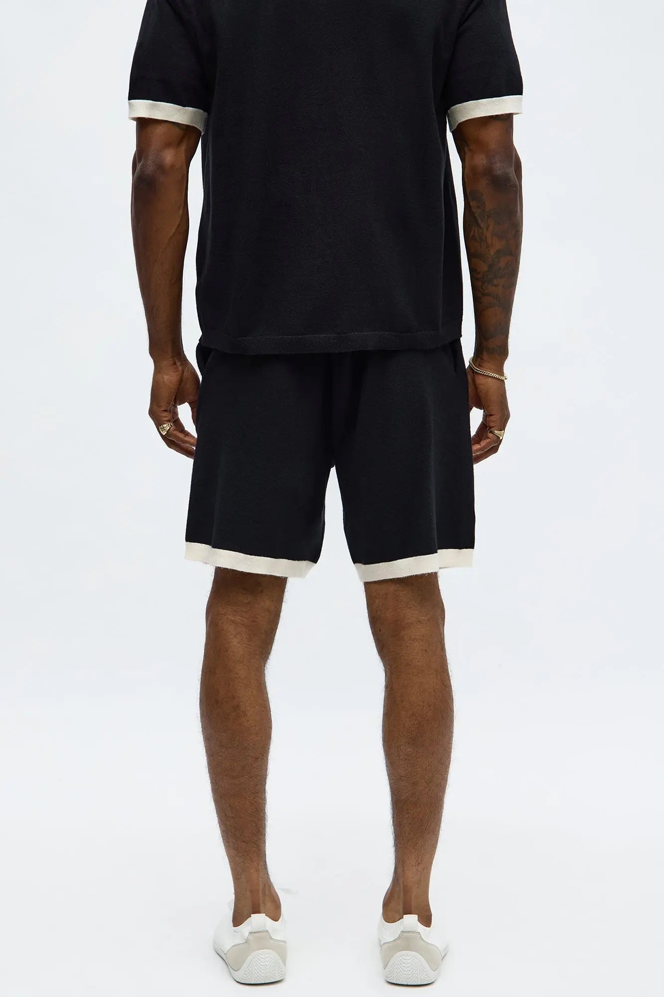 Relaxed Fit Blessed Shorts - Black