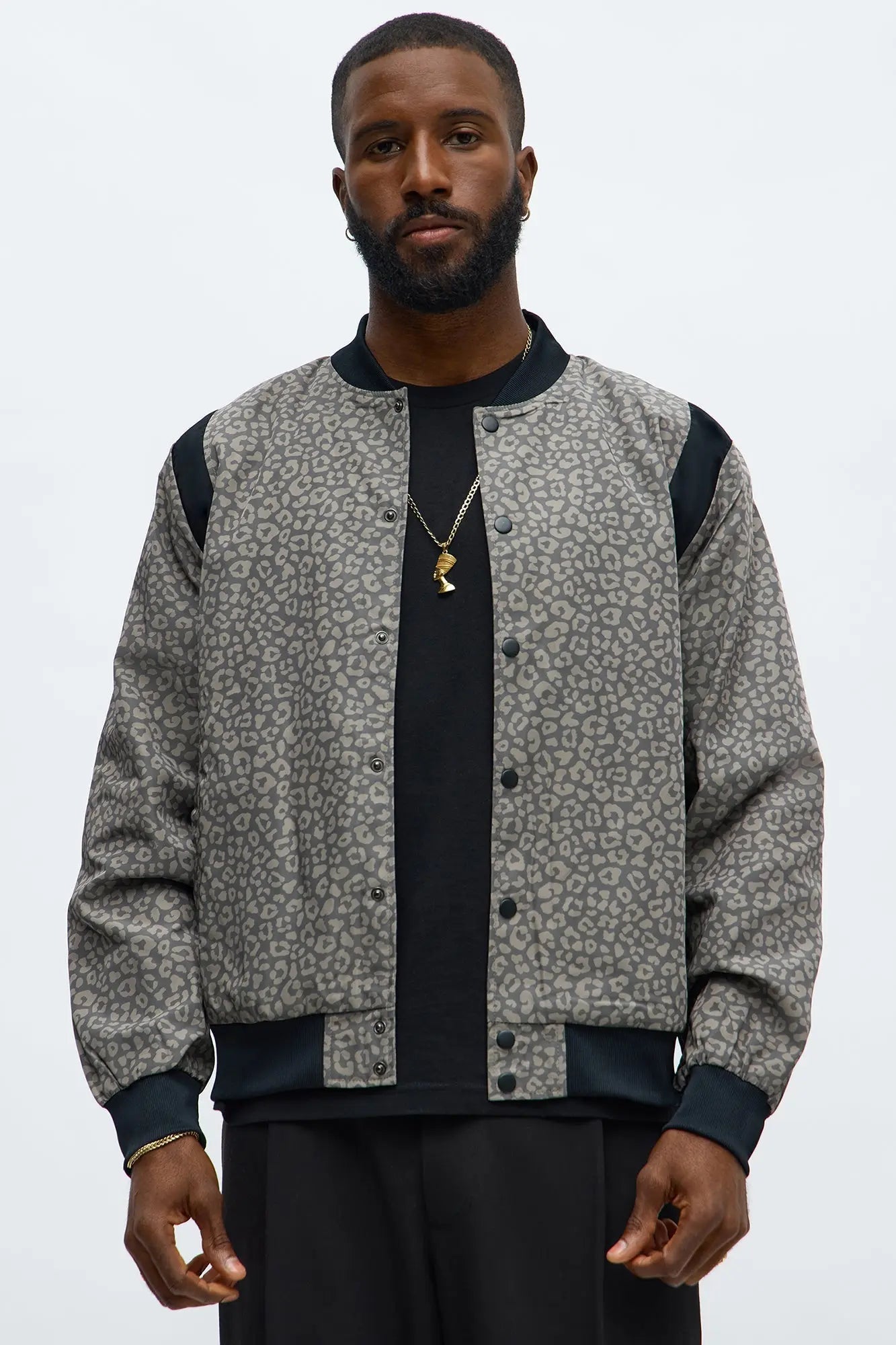 Wild Code Bomber Jacket - Brown/combo
