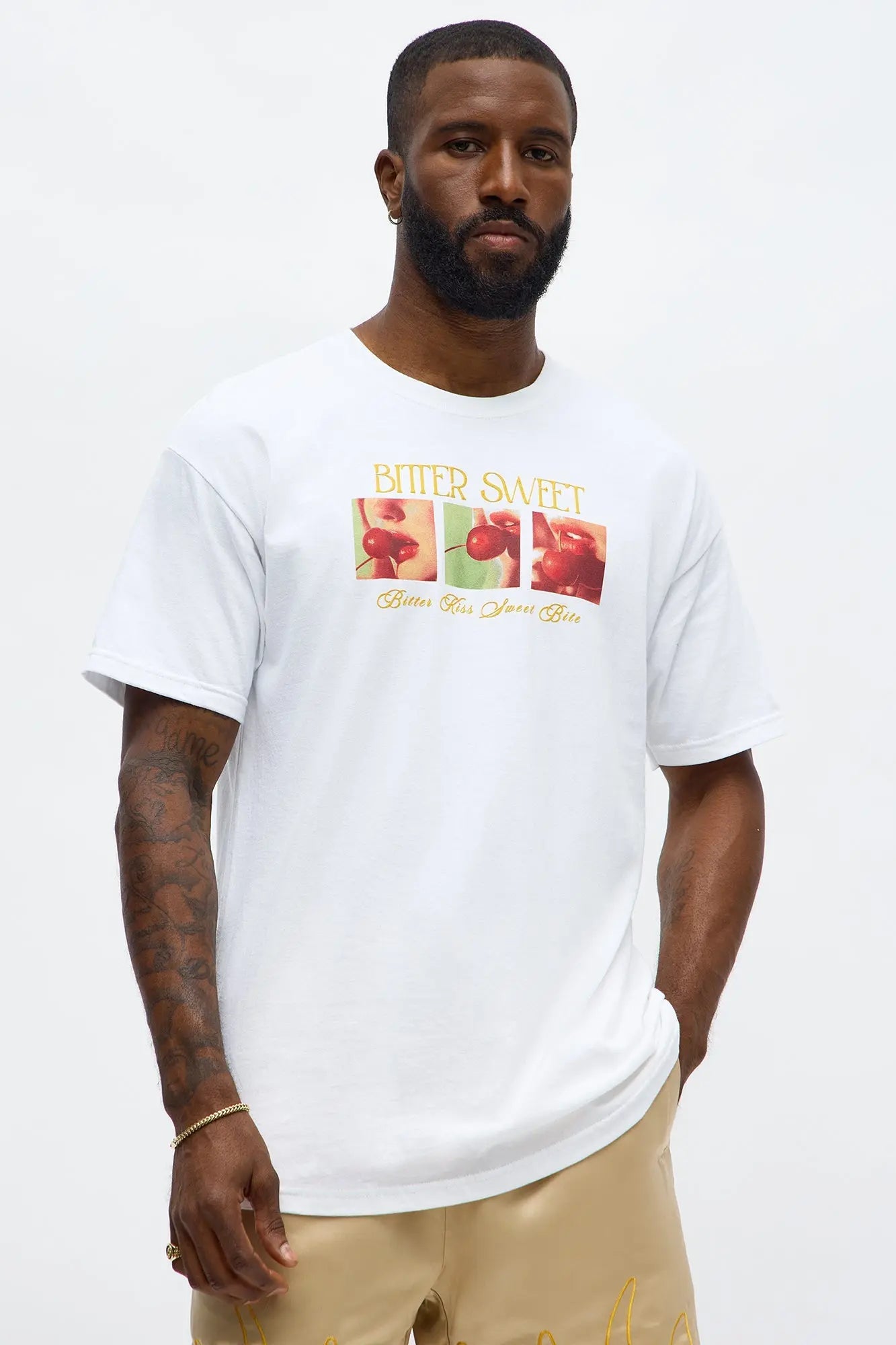 Bitter Sweet Love Short Sleeve Tee - White