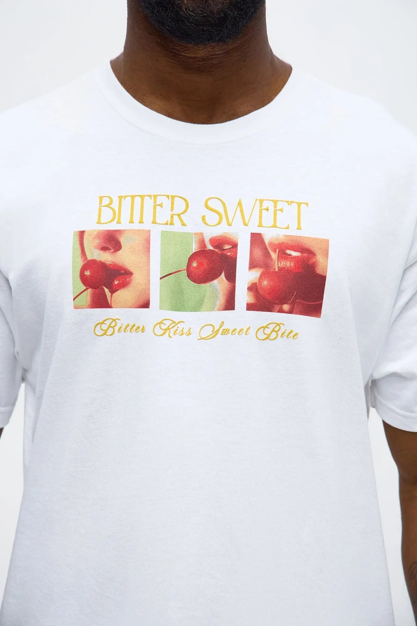 Bitter Sweet Love Short Sleeve Tee - White
