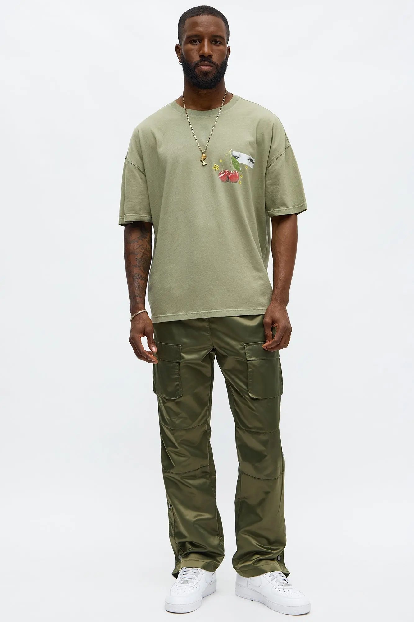 Straight Marvin Cargo Pant - Olive
