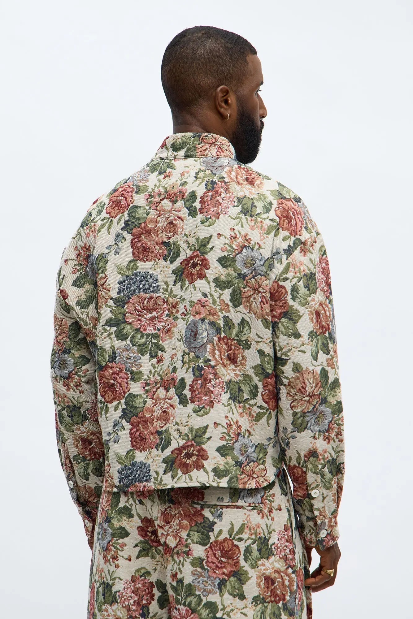 Relaxed Bellamy Tapestry Button Up Shirt - Multi Color
