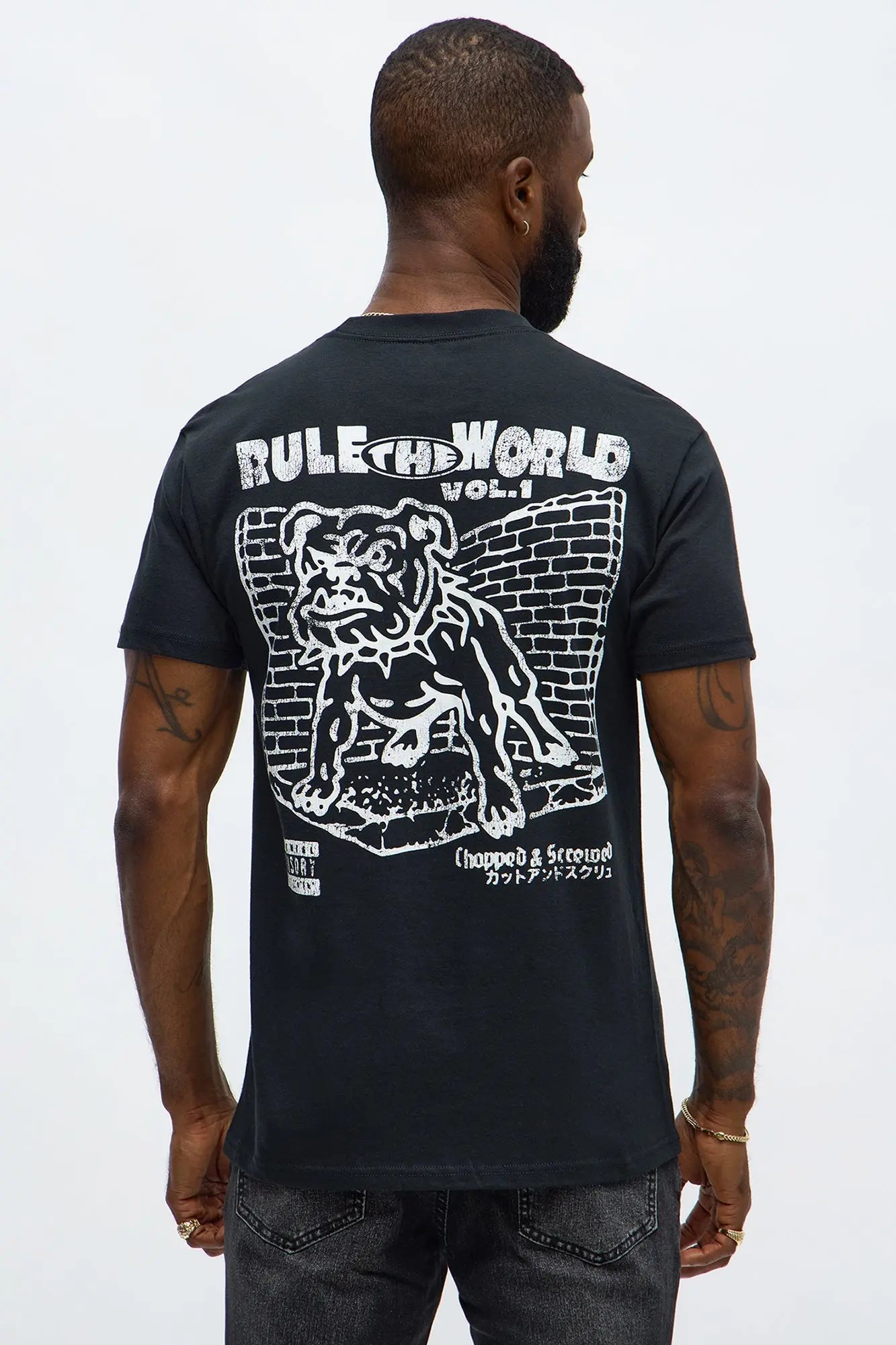 Rule The World Vol 1 Short Sleeve Tee - Black Wash