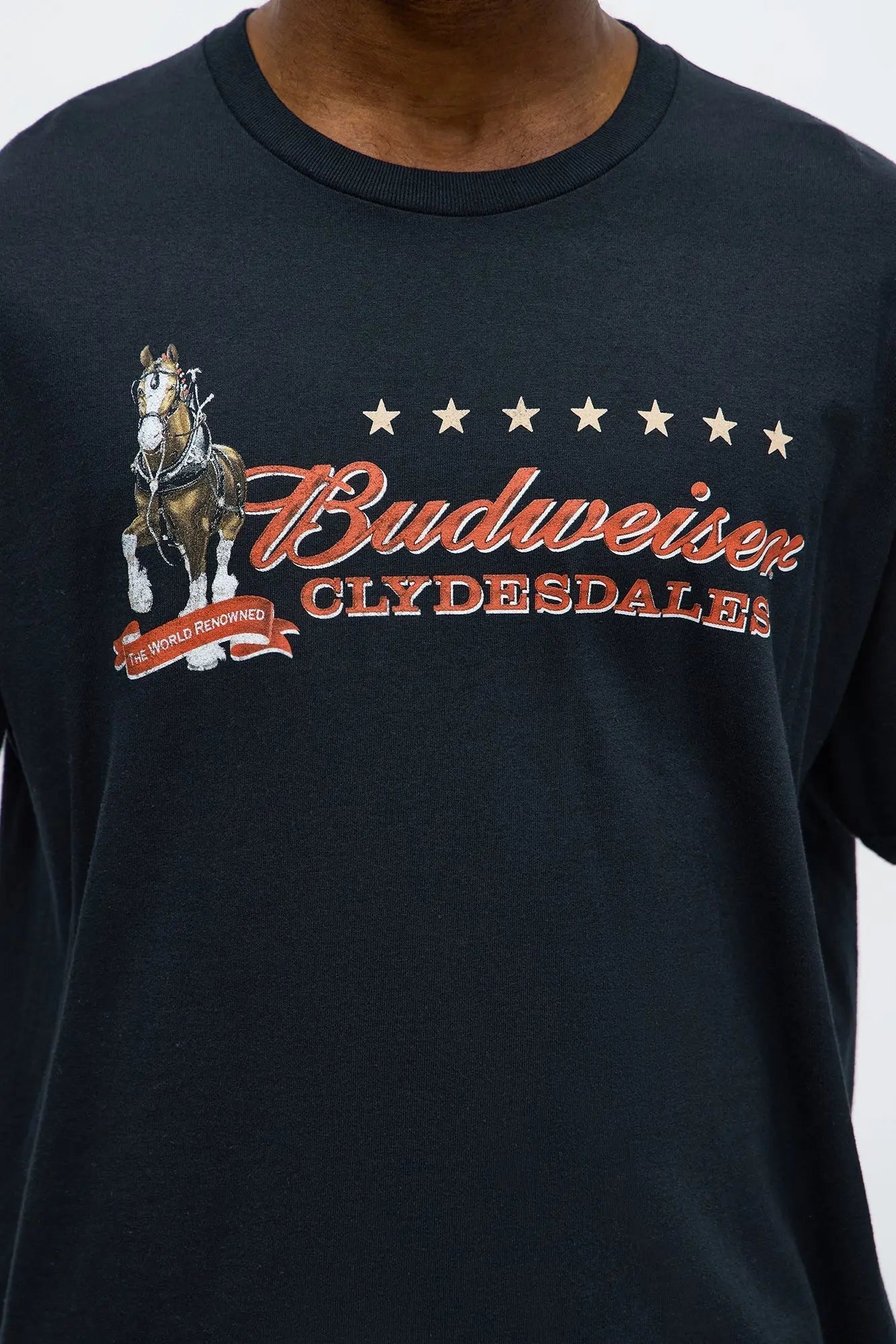 Budweiser This Buds For You Oversized Short Sleeve Tee - Black