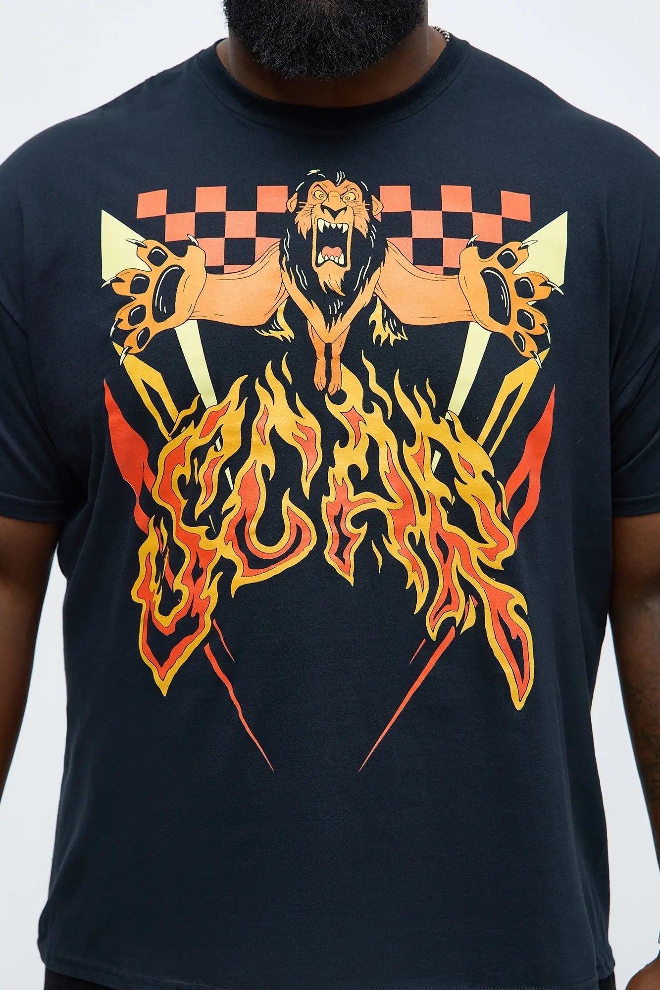 Lion King Scar Racing Short Sleeve Tee - Black