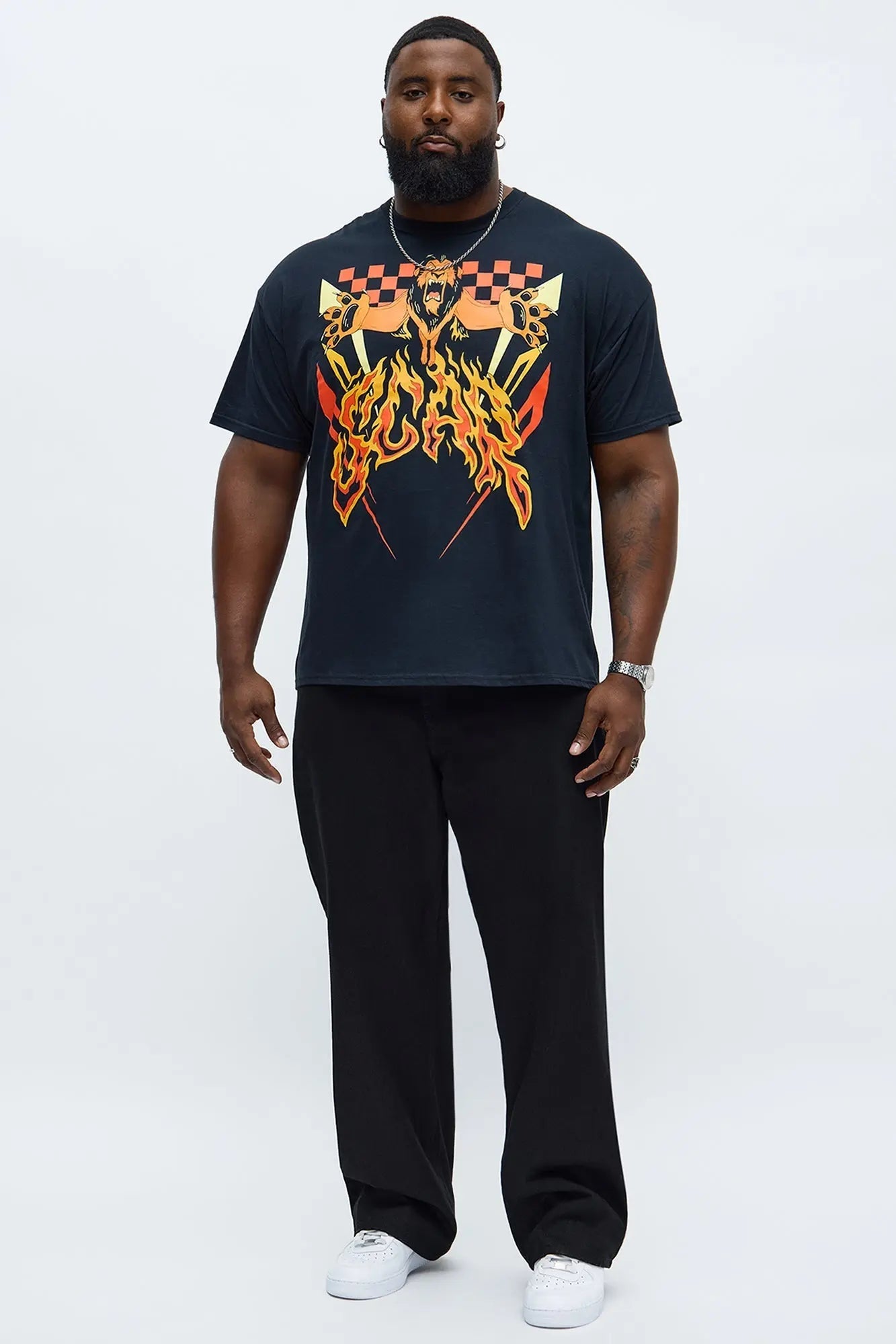 Lion King Scar Racing Short Sleeve Tee - Black