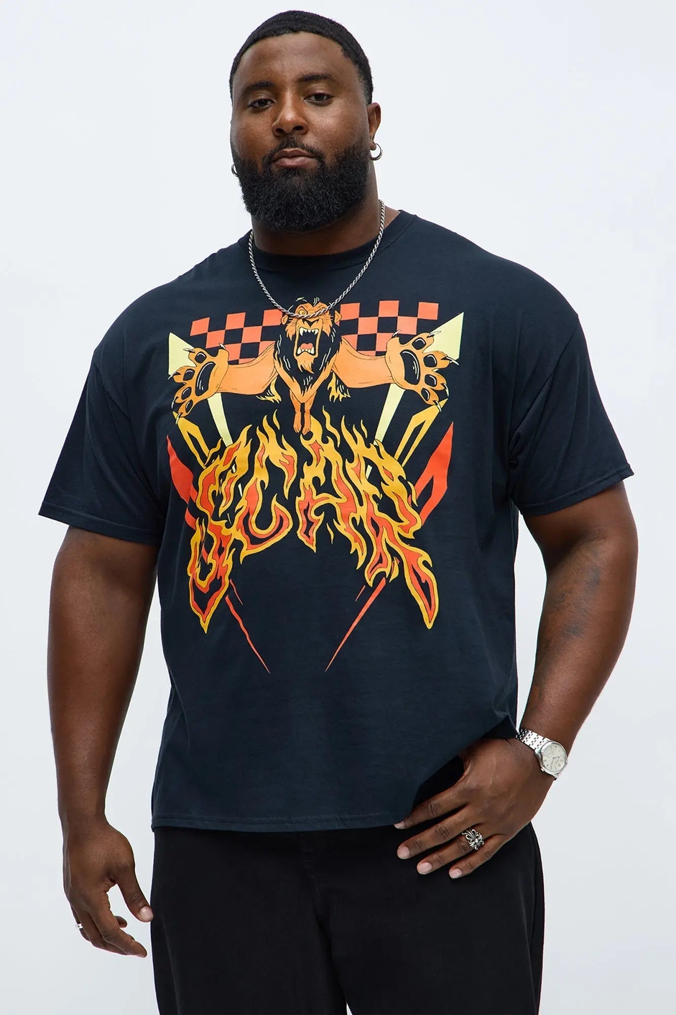 Lion King Scar Racing Short Sleeve Tee - Black