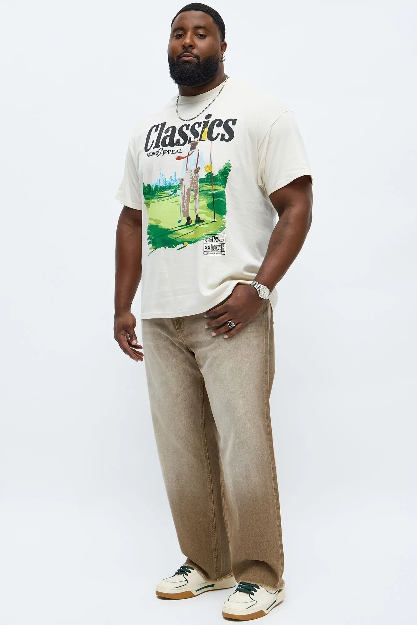 Classics Mass Appeal Short Sleeve Tee - Off White