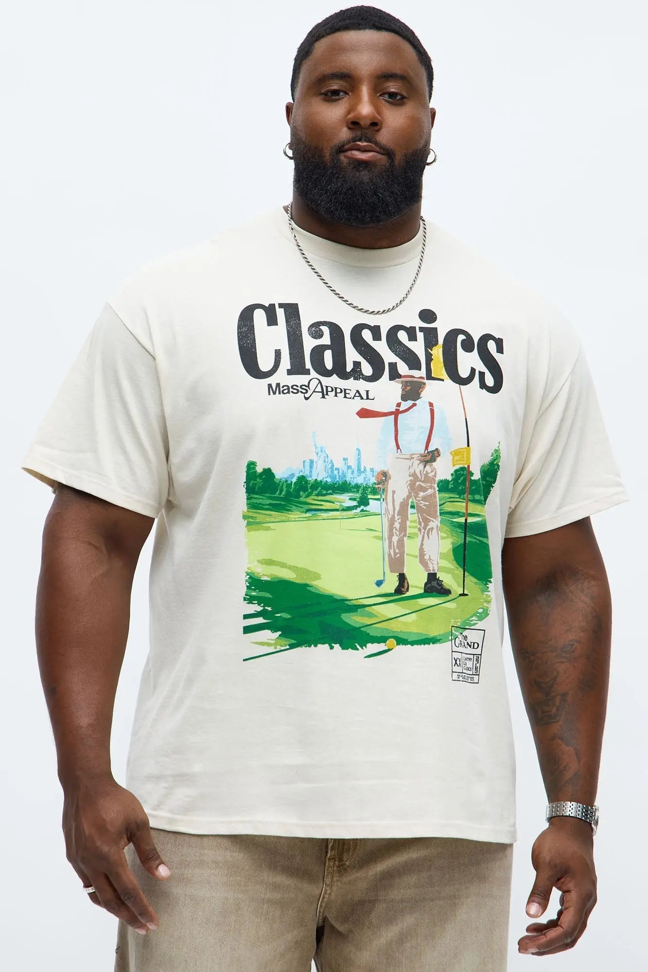 Classics Mass Appeal Short Sleeve Tee - Off White