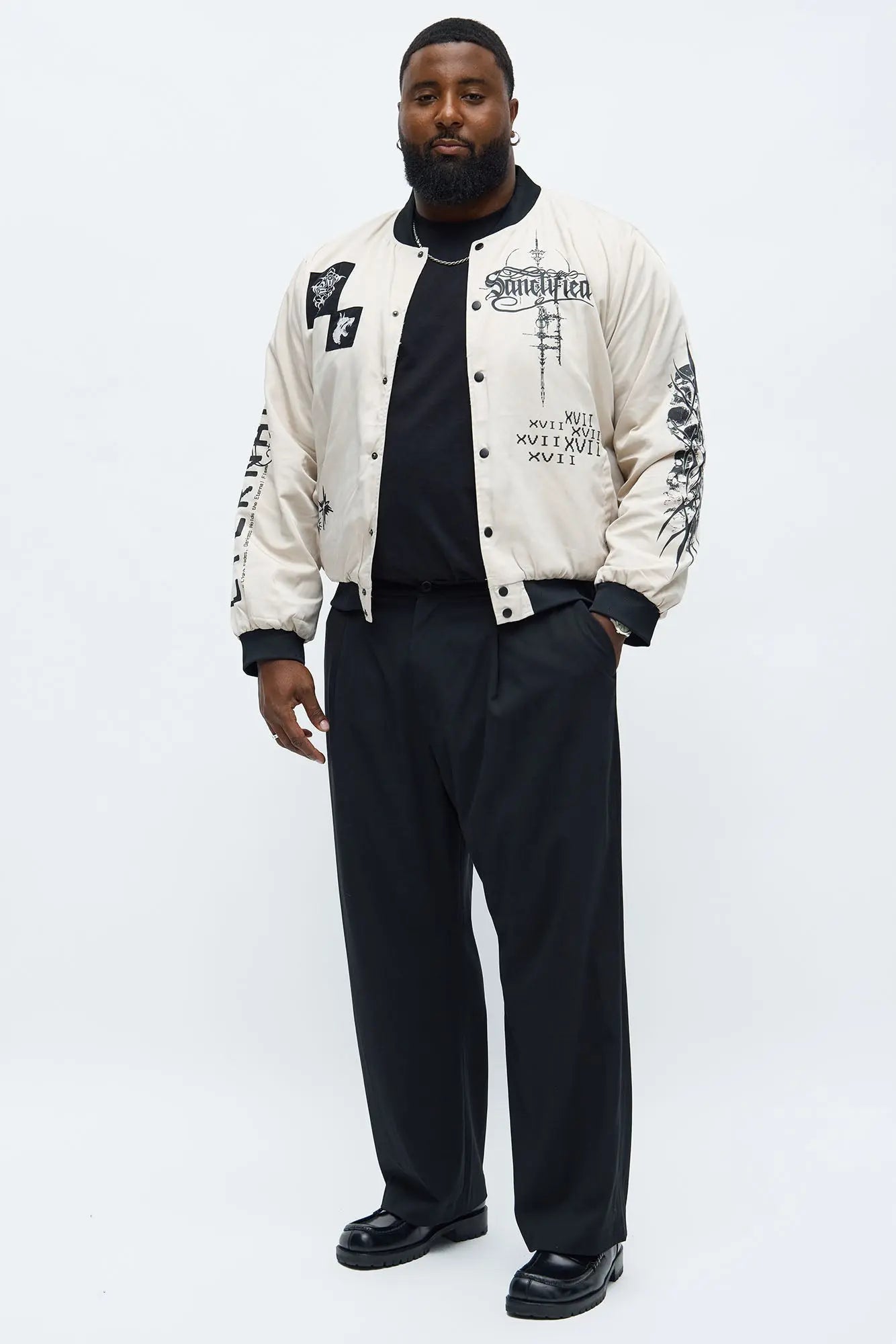 Eternal Blessings Bomber Jacket - Khaki/combo