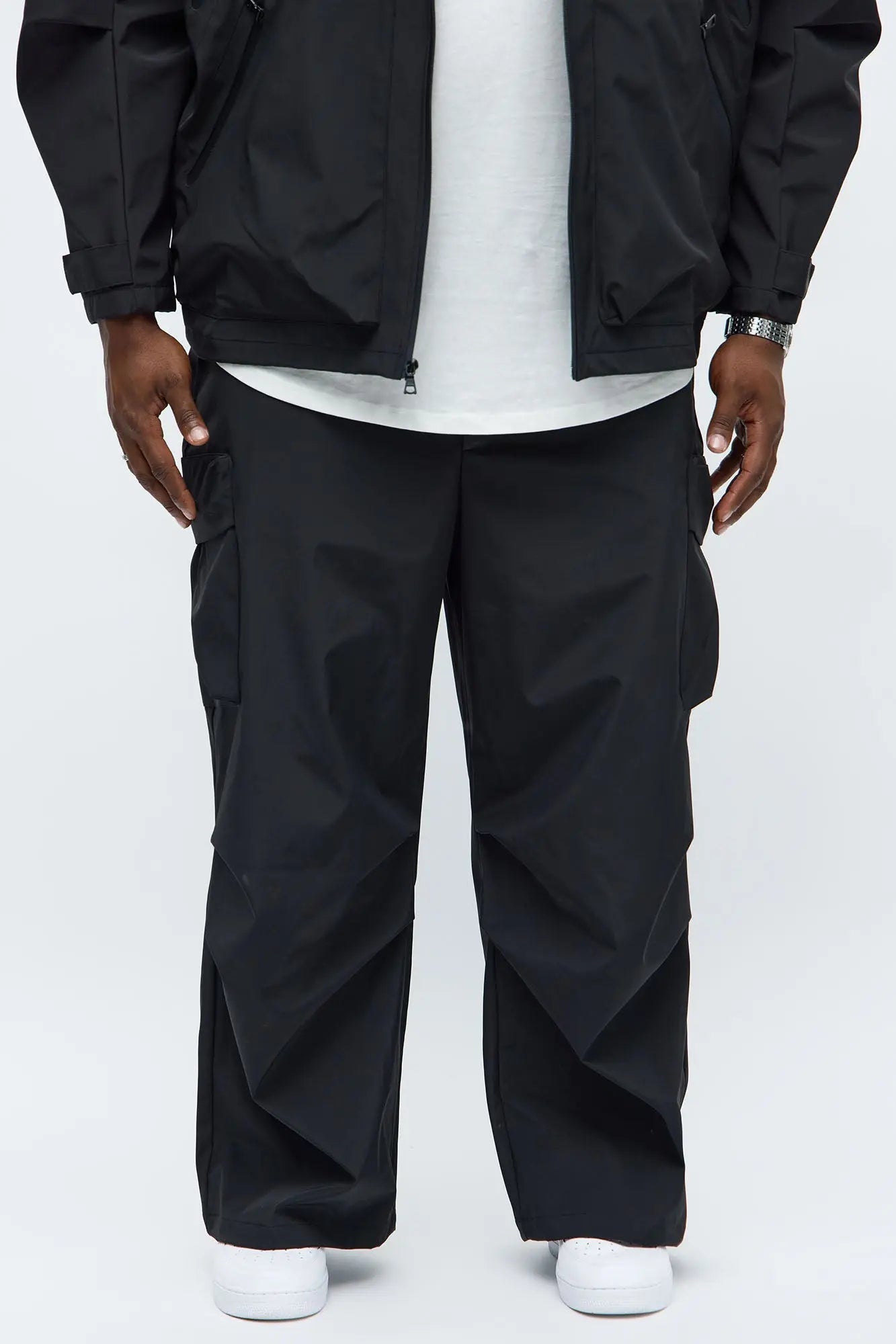 Baggy Peak Tech Cargo Pant - Black