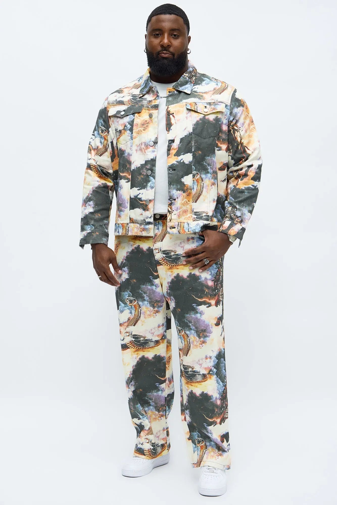 Baggy Printed Guardian Pant - Multi Color