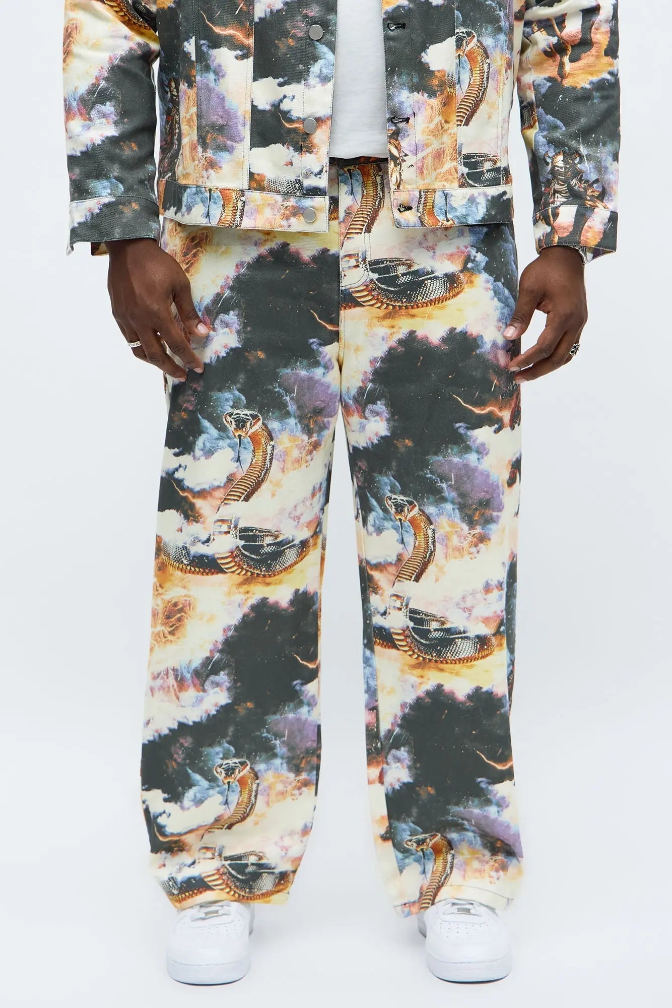Baggy Printed Guardian Pant - Multi Color